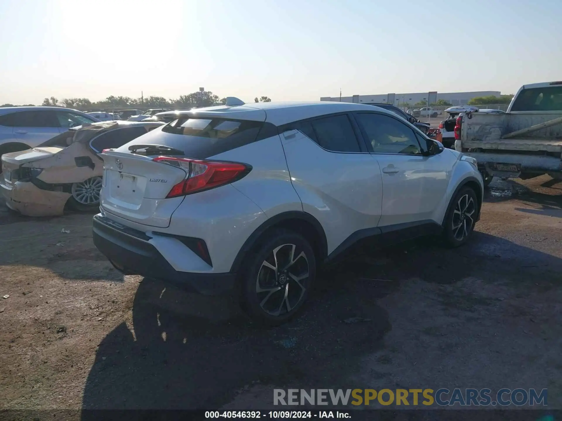 4 Фотография поврежденного автомобиля JTNKHMBX2K1047526 TOYOTA C-HR 2019