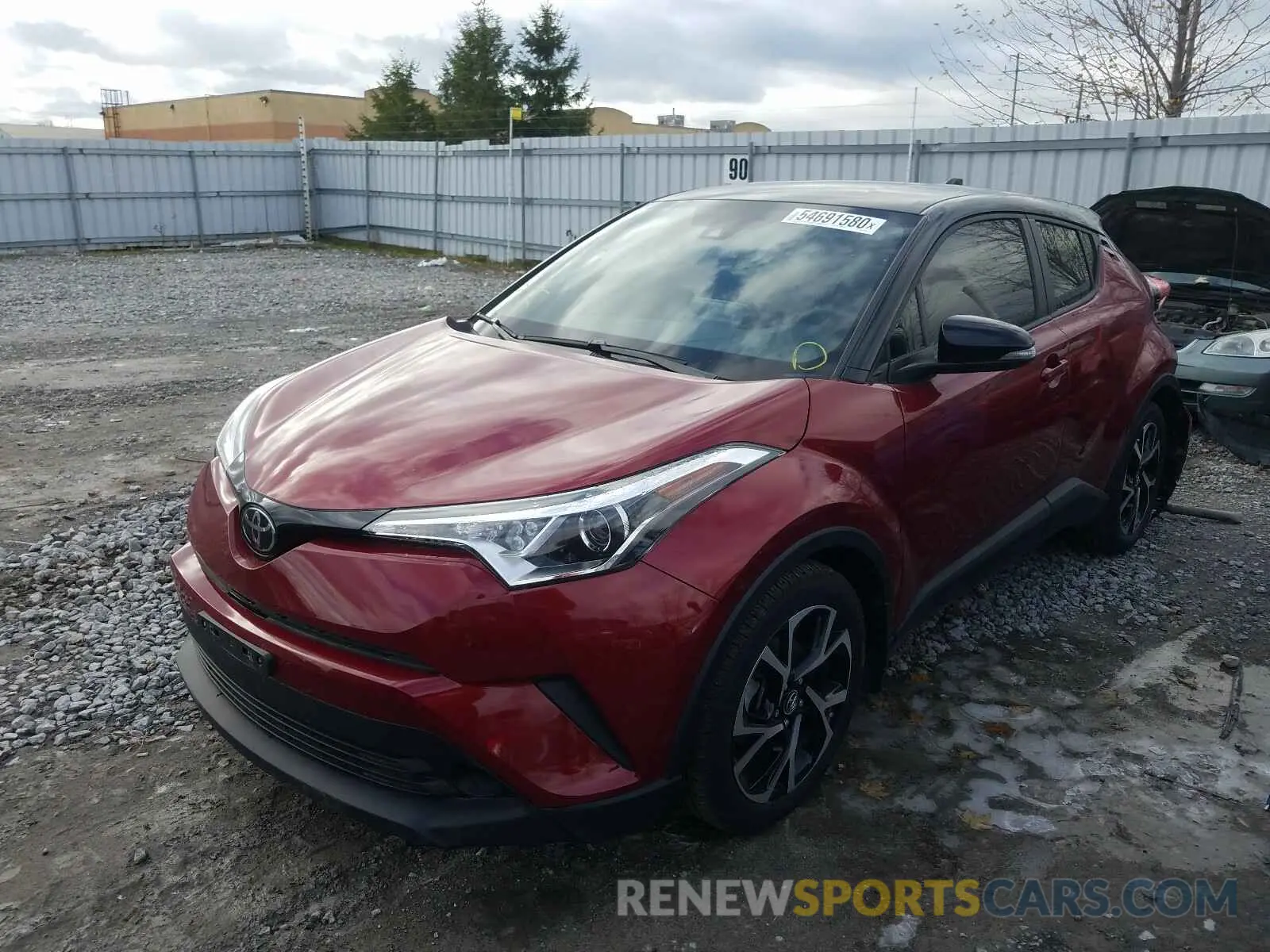 2 Photograph of a damaged car JTNKHMBX2K1056324 TOYOTA C-HR 2019