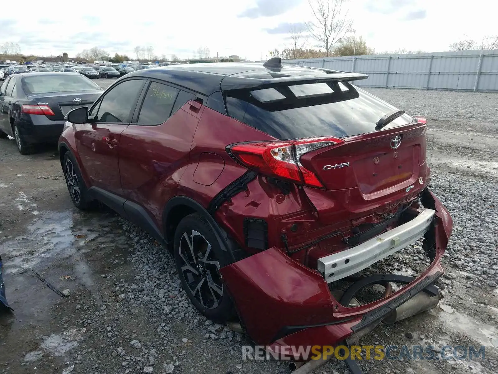 3 Photograph of a damaged car JTNKHMBX2K1056324 TOYOTA C-HR 2019