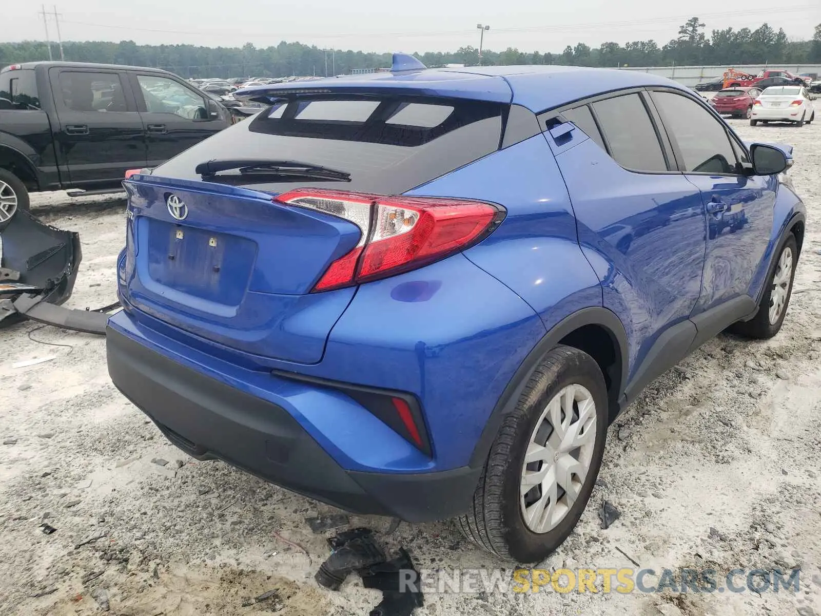 4 Фотография поврежденного автомобиля JTNKHMBX2K1058171 TOYOTA C-HR 2019
