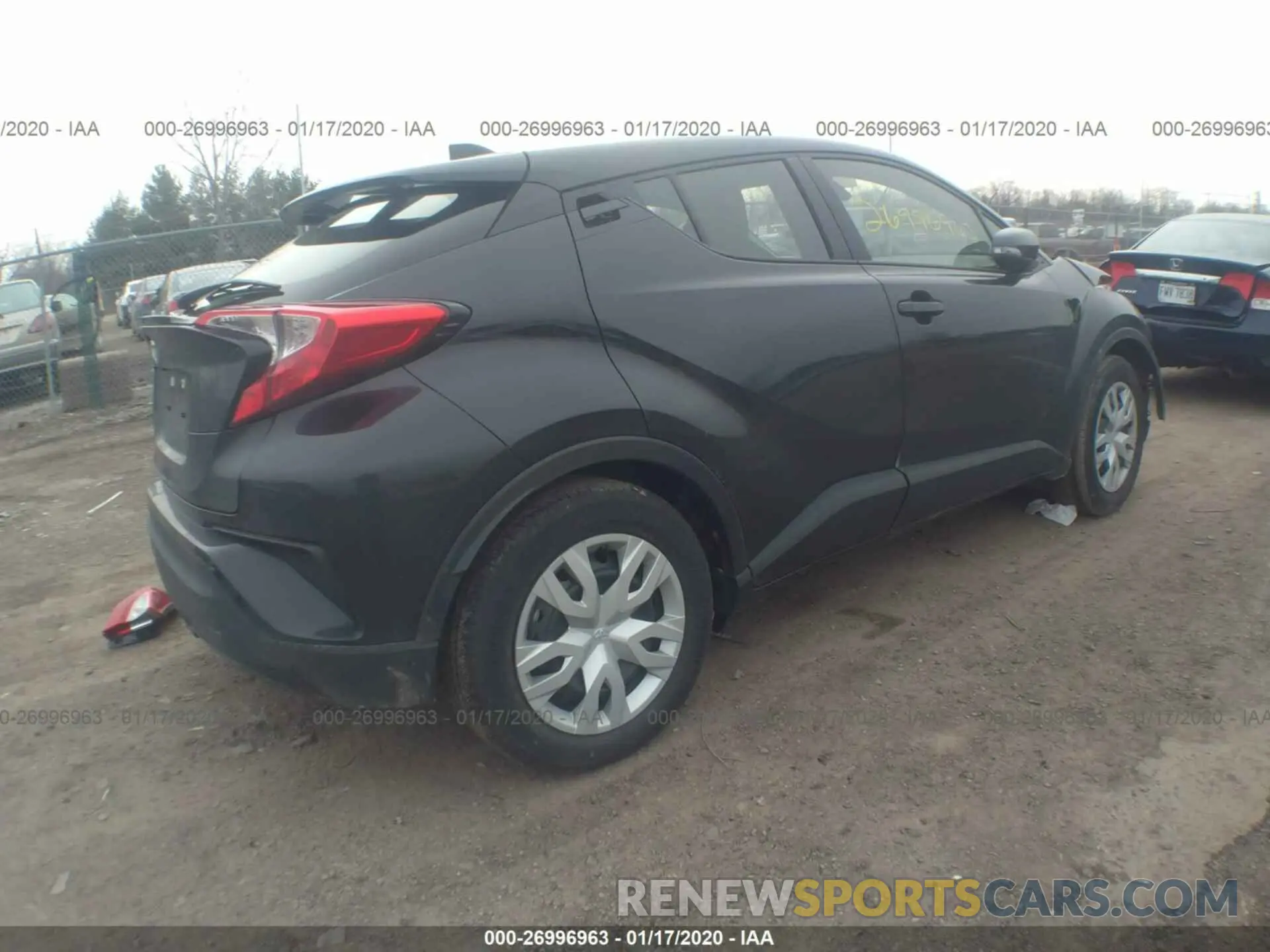 4 Photograph of a damaged car JTNKHMBX2K1061314 TOYOTA C-HR 2019