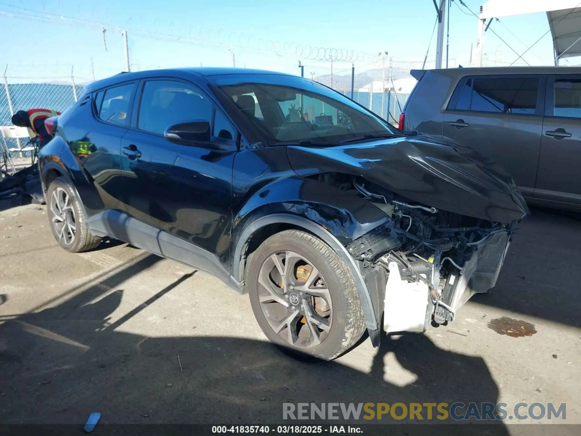 1 Photograph of a damaged car JTNKHMBX3K1013580 TOYOTA C-HR 2019