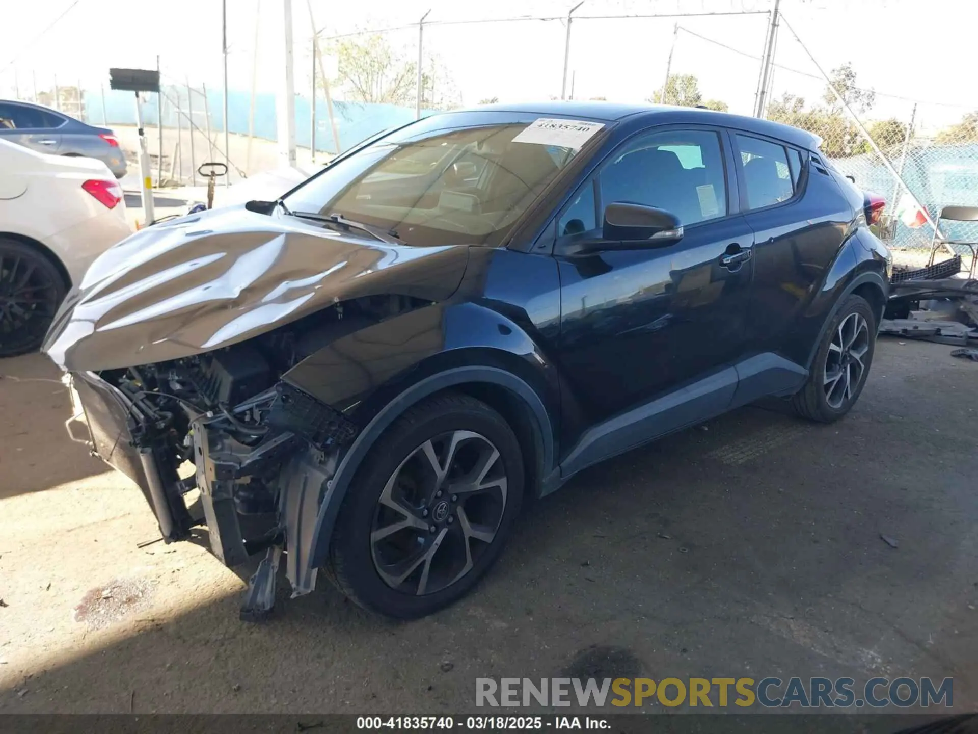 2 Photograph of a damaged car JTNKHMBX3K1013580 TOYOTA C-HR 2019