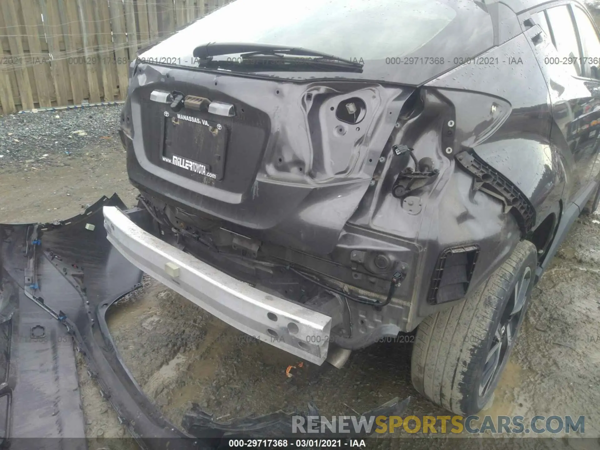 6 Photograph of a damaged car JTNKHMBX3K1019136 TOYOTA C-HR 2019