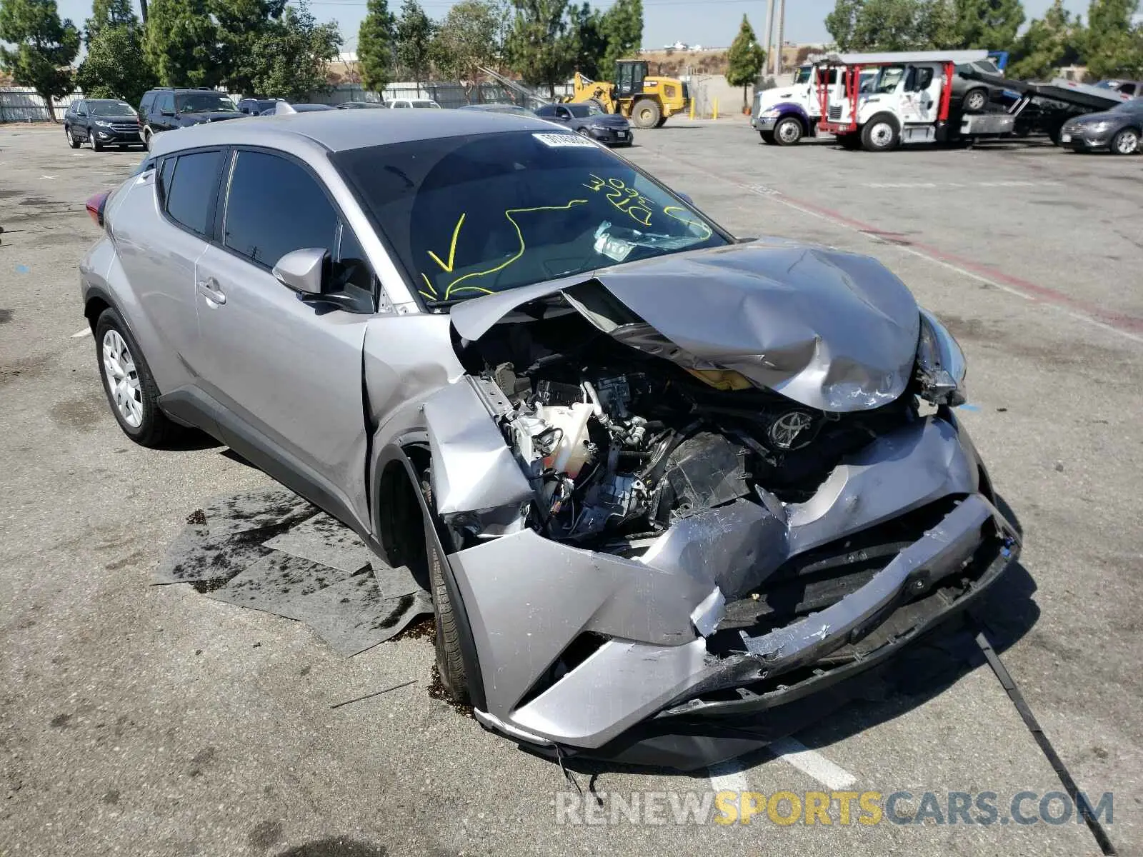1 Photograph of a damaged car JTNKHMBX3K1021422 TOYOTA C-HR 2019