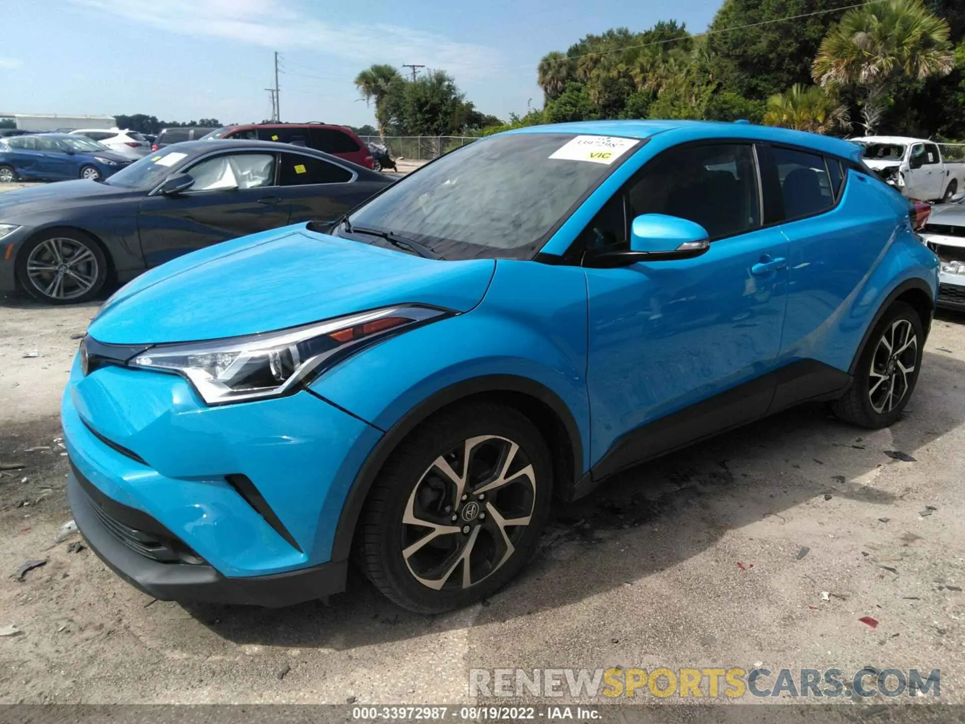 2 Photograph of a damaged car JTNKHMBX3K1025857 TOYOTA C-HR 2019