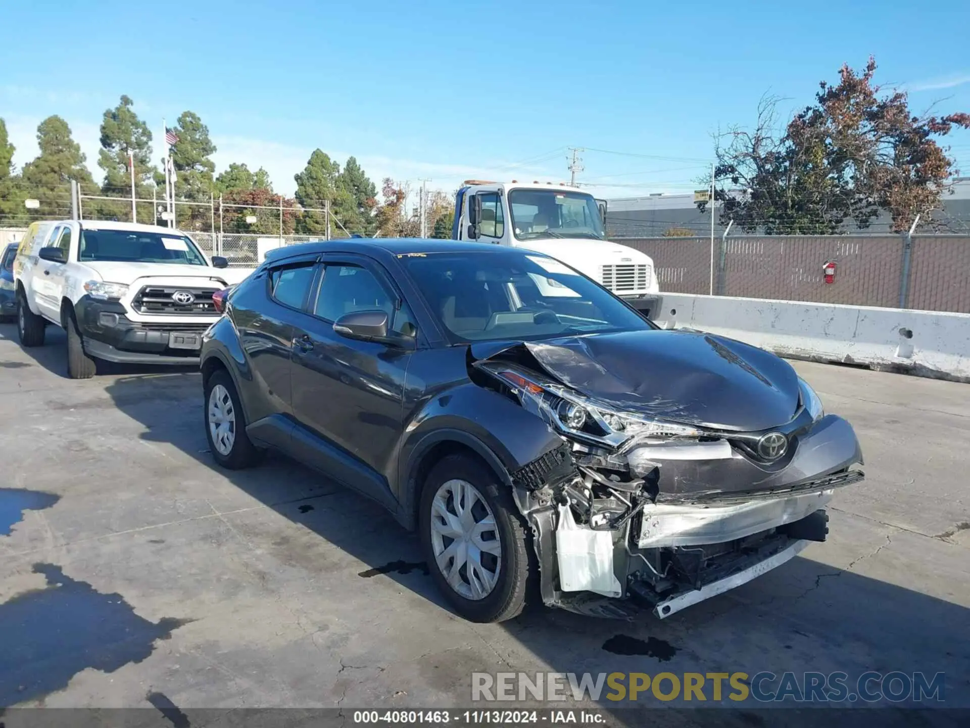 1 Photograph of a damaged car JTNKHMBX3K1026345 TOYOTA C-HR 2019