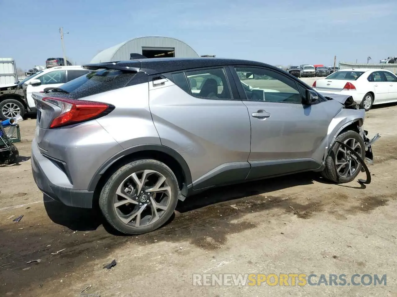 3 Фотография поврежденного автомобиля JTNKHMBX3K1030296 TOYOTA C-HR 2019
