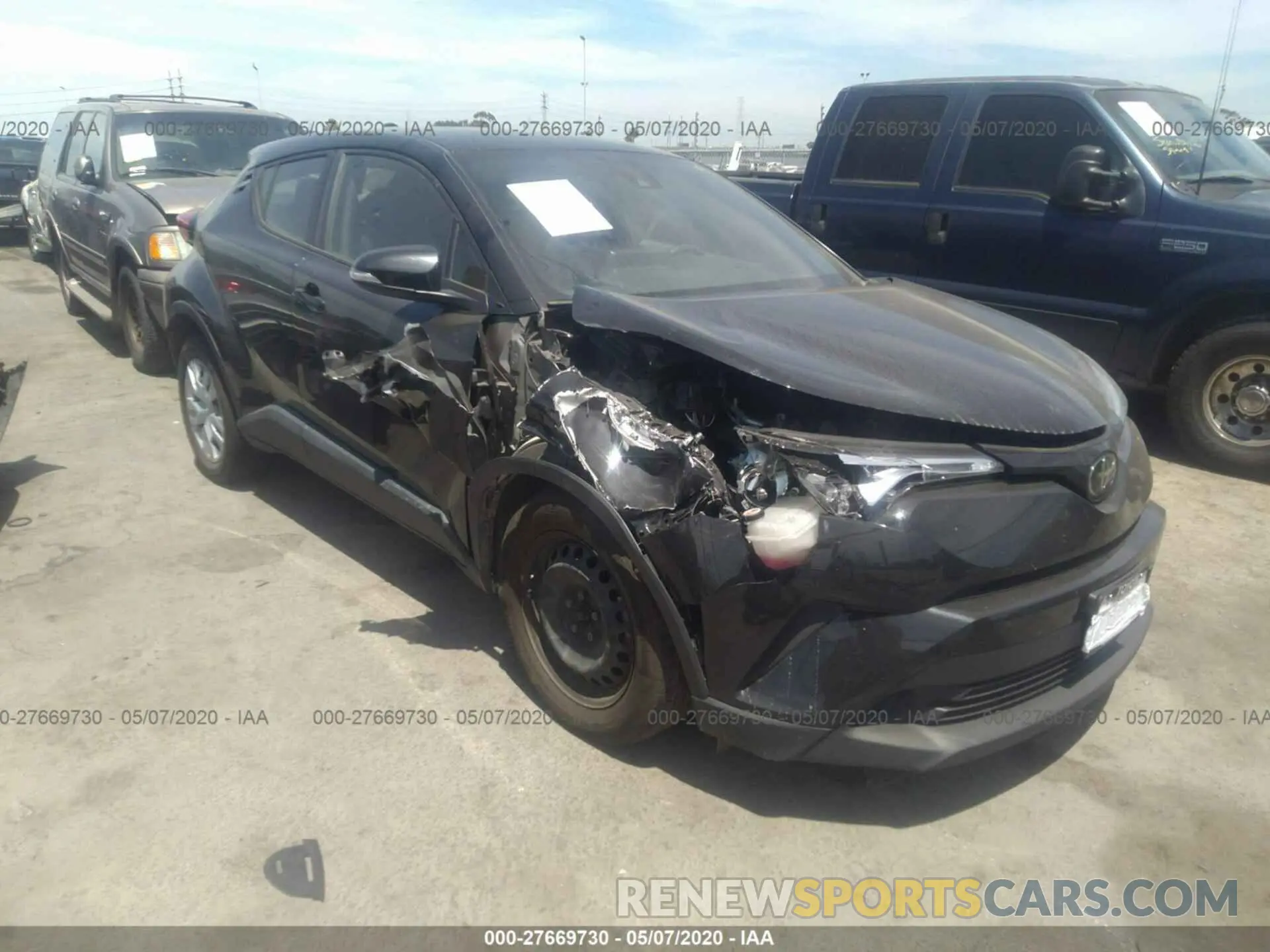 1 Photograph of a damaged car JTNKHMBX3K1033568 TOYOTA C-HR 2019