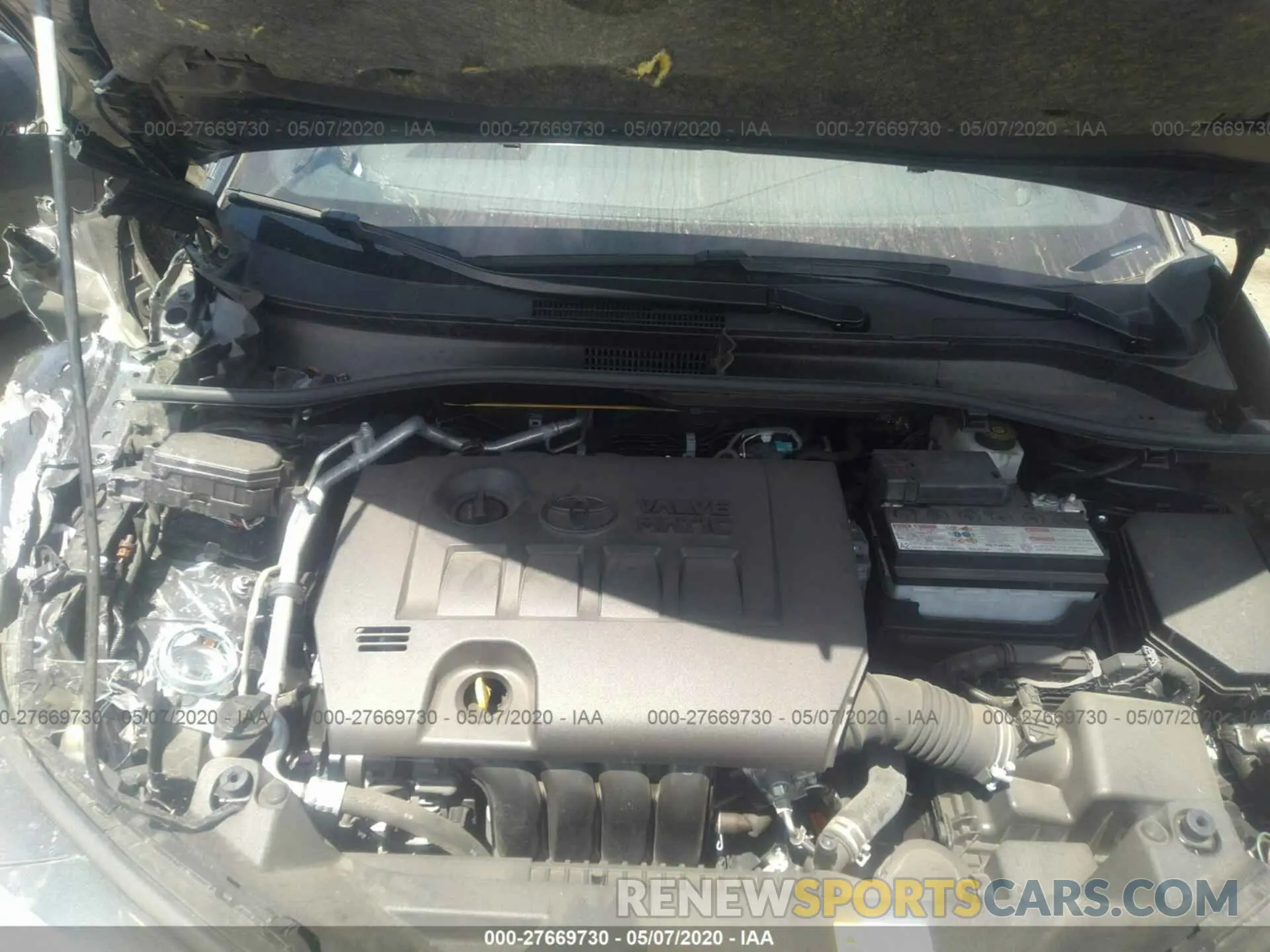 10 Photograph of a damaged car JTNKHMBX3K1033568 TOYOTA C-HR 2019