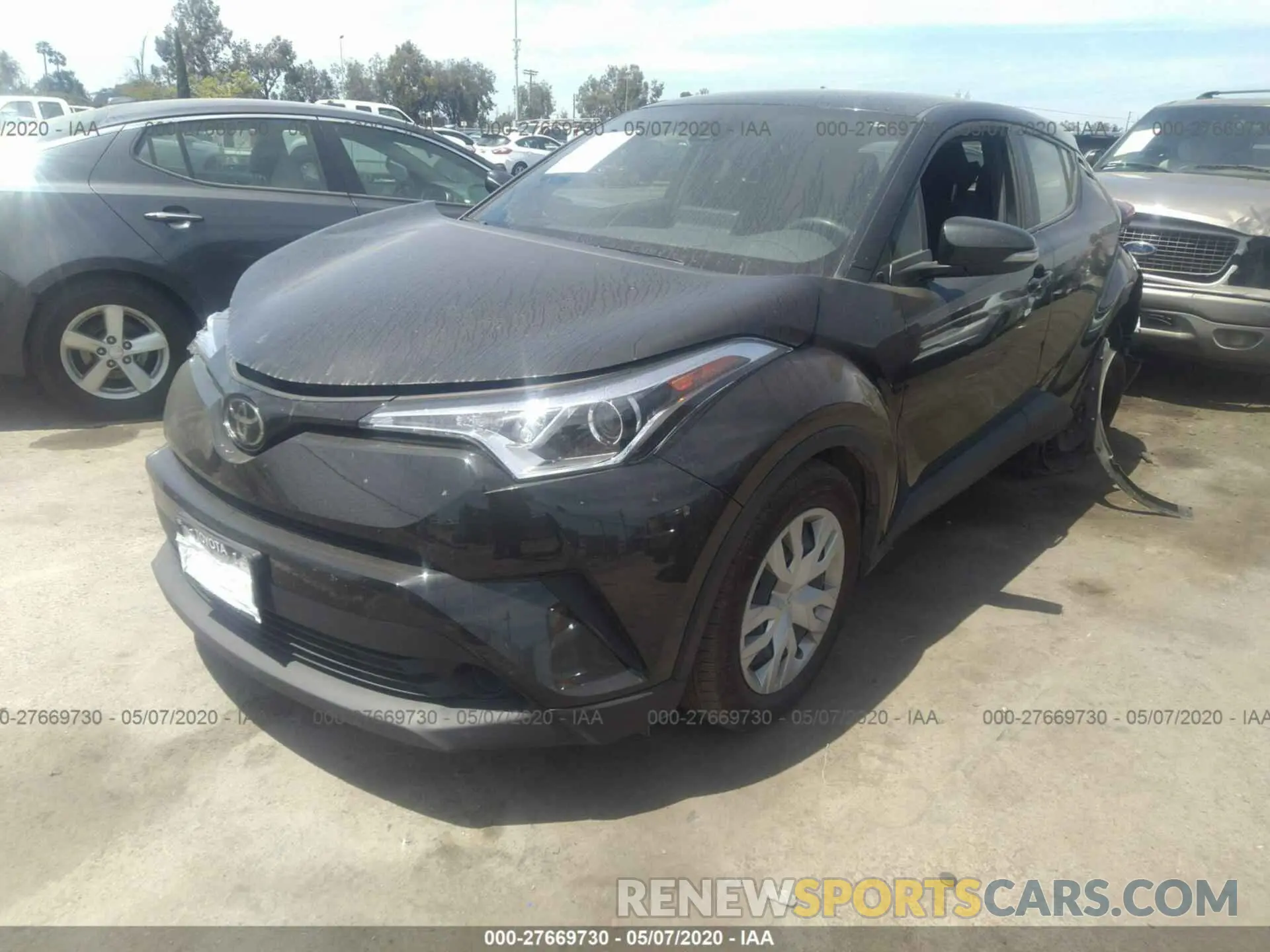 2 Photograph of a damaged car JTNKHMBX3K1033568 TOYOTA C-HR 2019
