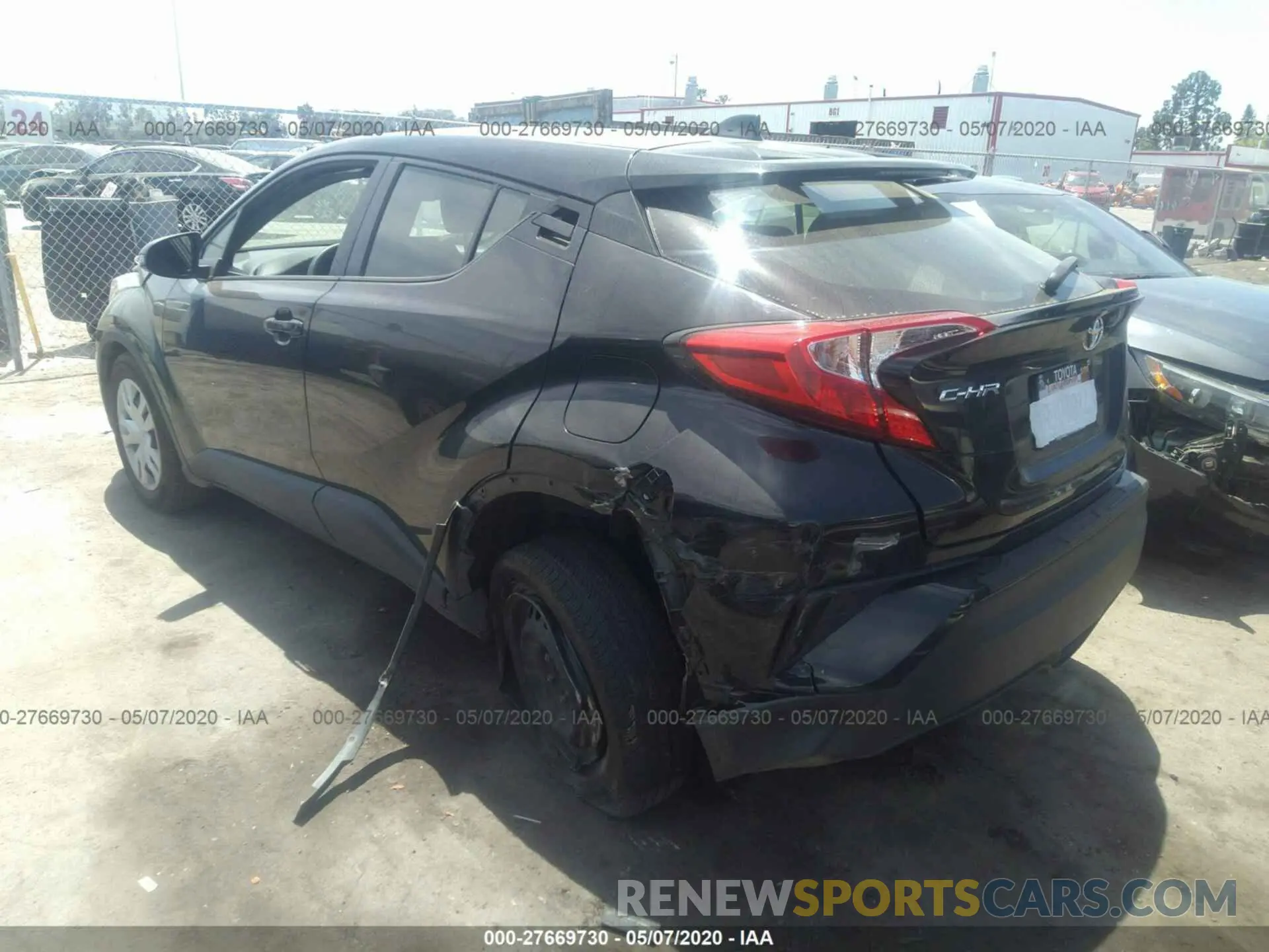 3 Photograph of a damaged car JTNKHMBX3K1033568 TOYOTA C-HR 2019