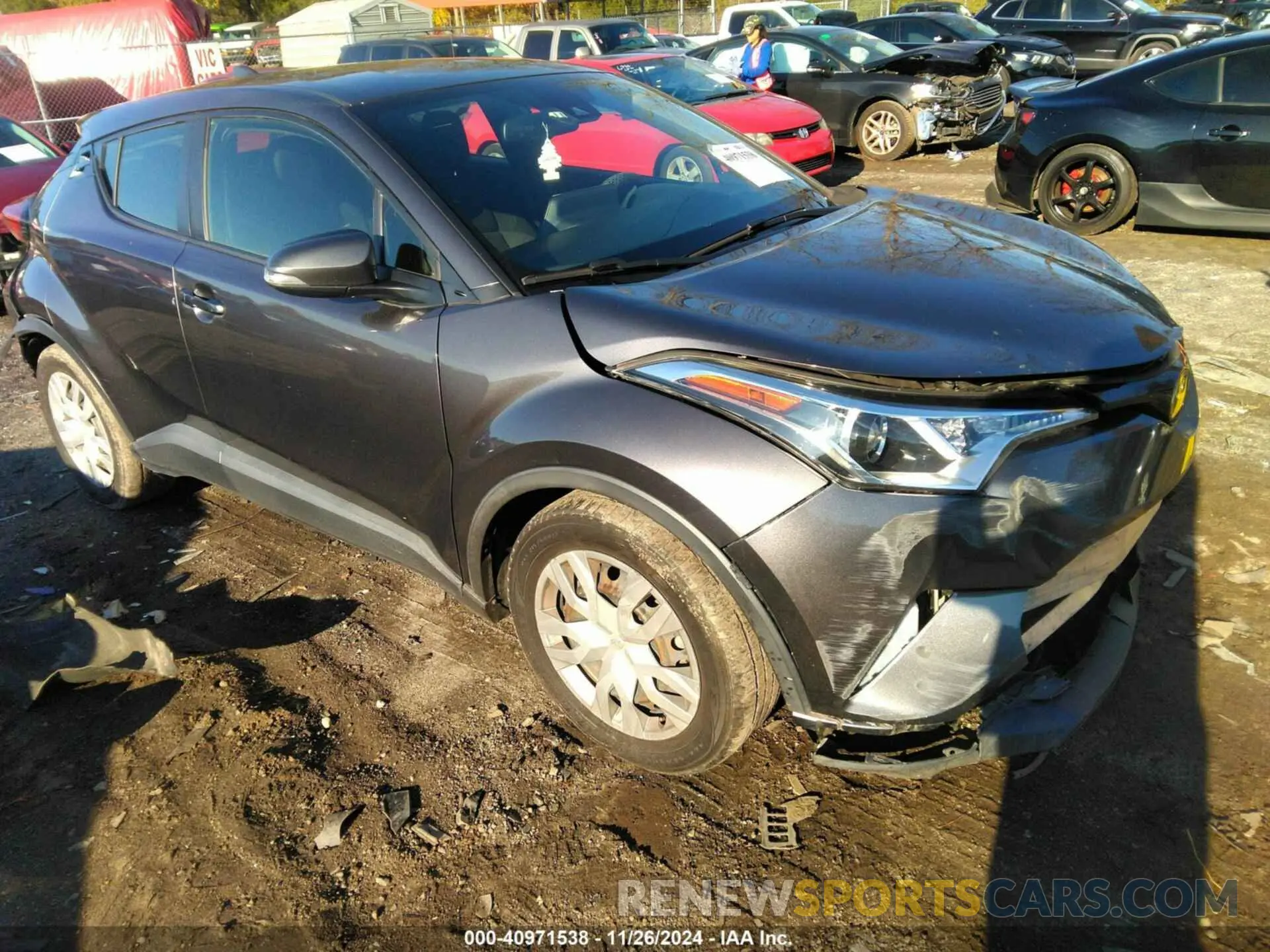 1 Фотография поврежденного автомобиля JTNKHMBX3K1034591 TOYOTA C-HR 2019
