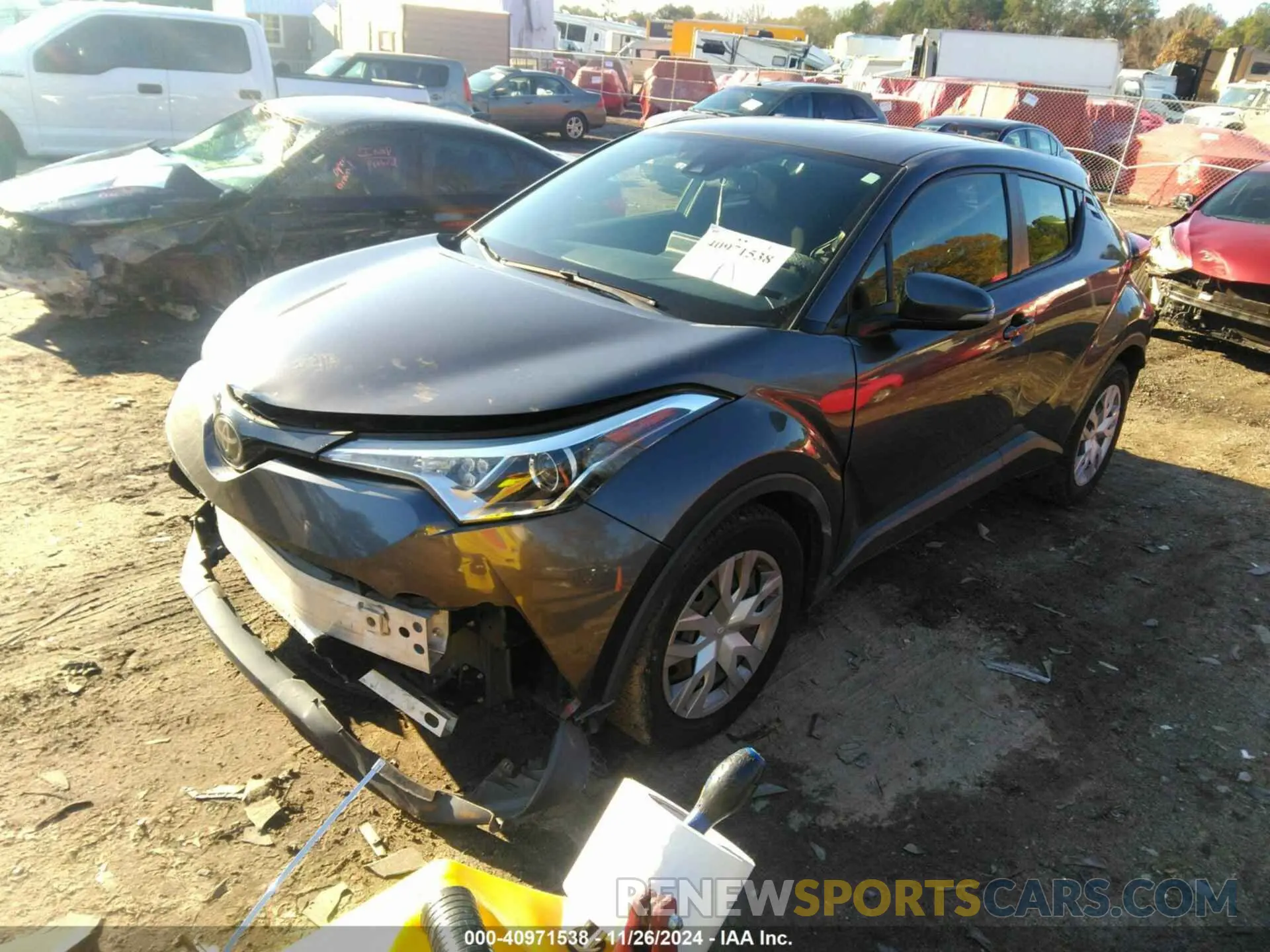 2 Фотография поврежденного автомобиля JTNKHMBX3K1034591 TOYOTA C-HR 2019