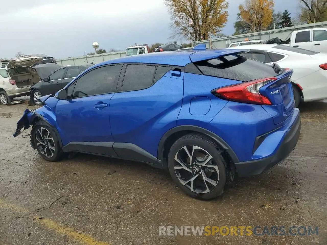 2 Фотография поврежденного автомобиля JTNKHMBX3K1038561 TOYOTA C-HR 2019