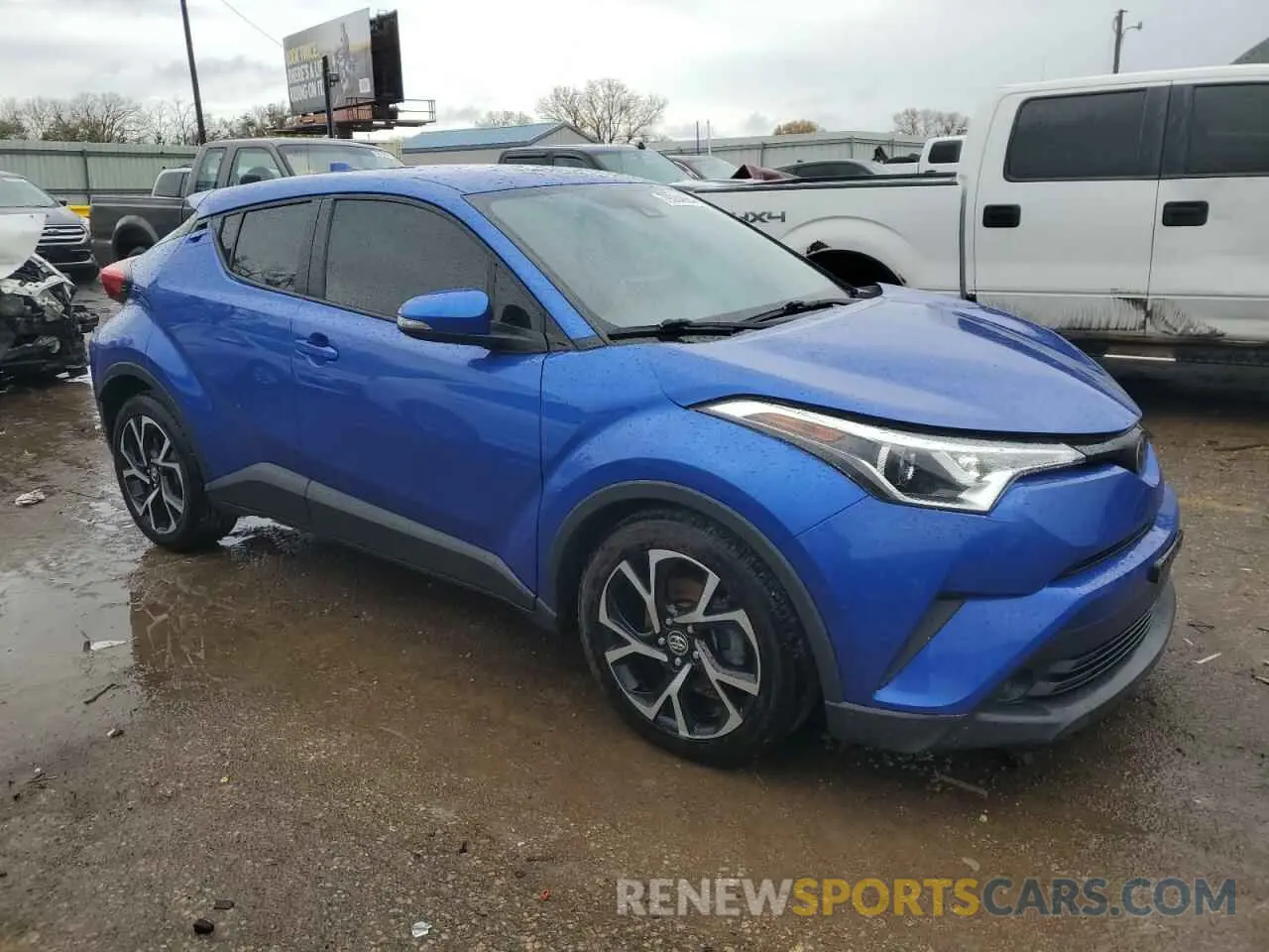 4 Фотография поврежденного автомобиля JTNKHMBX3K1038561 TOYOTA C-HR 2019