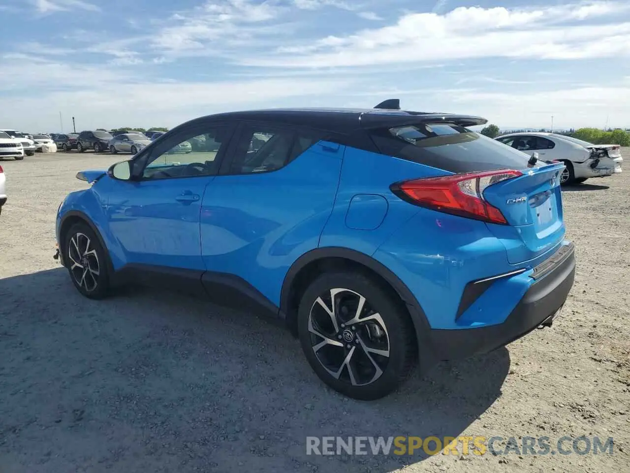 2 Фотография поврежденного автомобиля JTNKHMBX3K1045672 TOYOTA C-HR 2019
