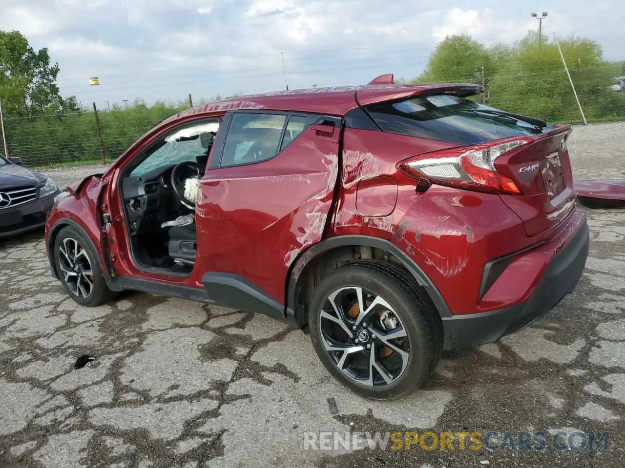 2 Photograph of a damaged car JTNKHMBX3K1047017 TOYOTA C-HR 2019