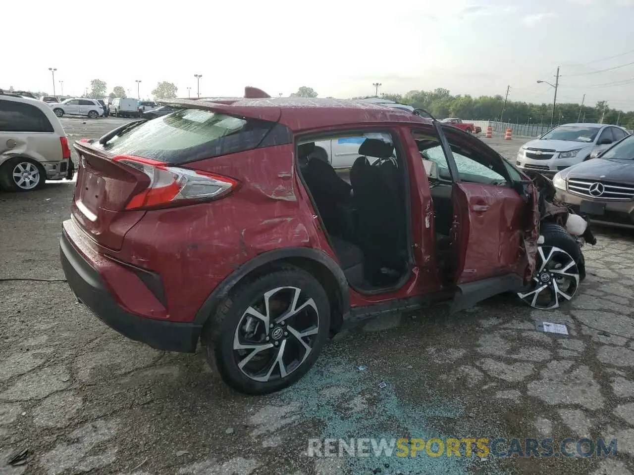 3 Photograph of a damaged car JTNKHMBX3K1047017 TOYOTA C-HR 2019