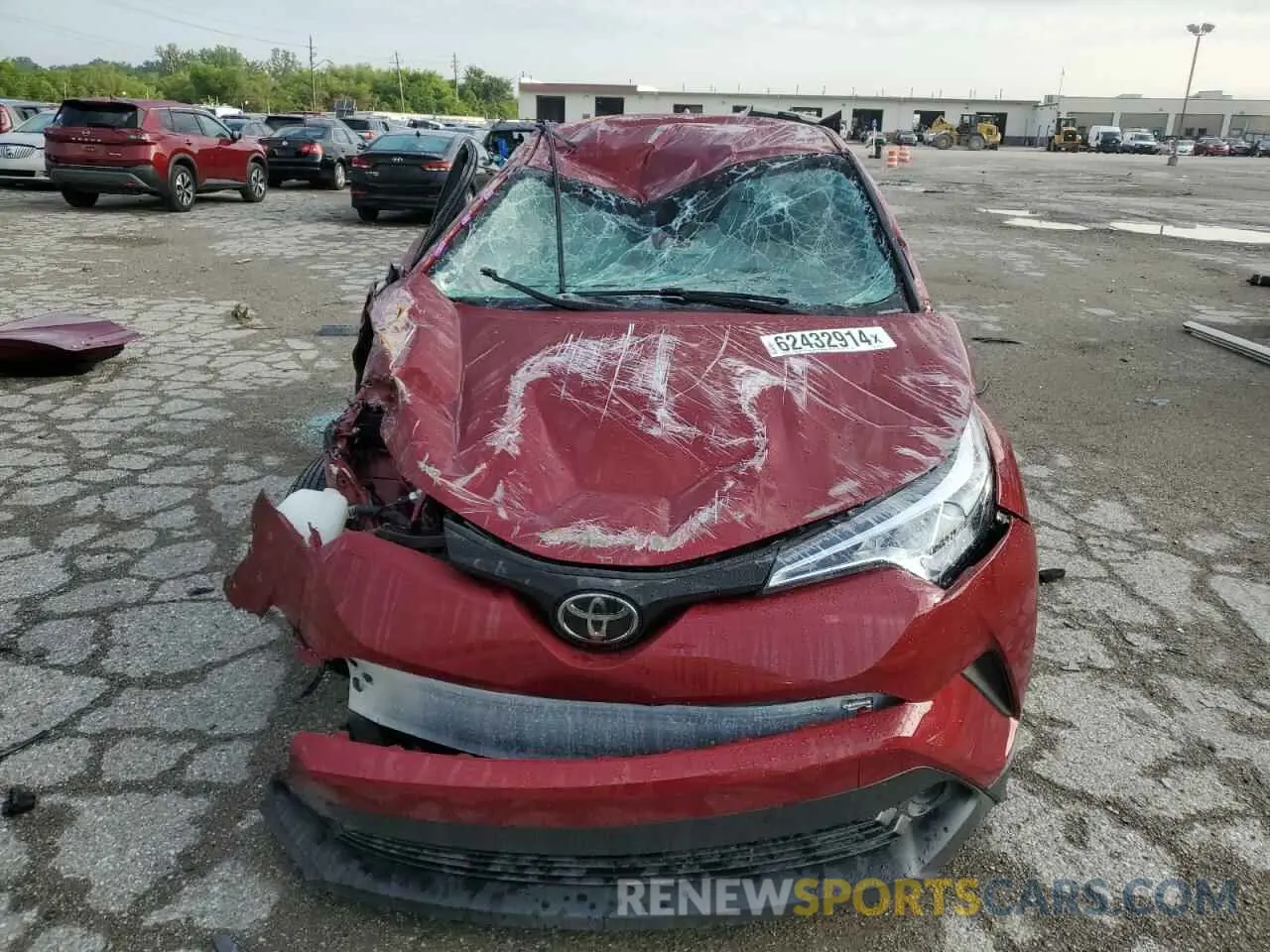 5 Photograph of a damaged car JTNKHMBX3K1047017 TOYOTA C-HR 2019