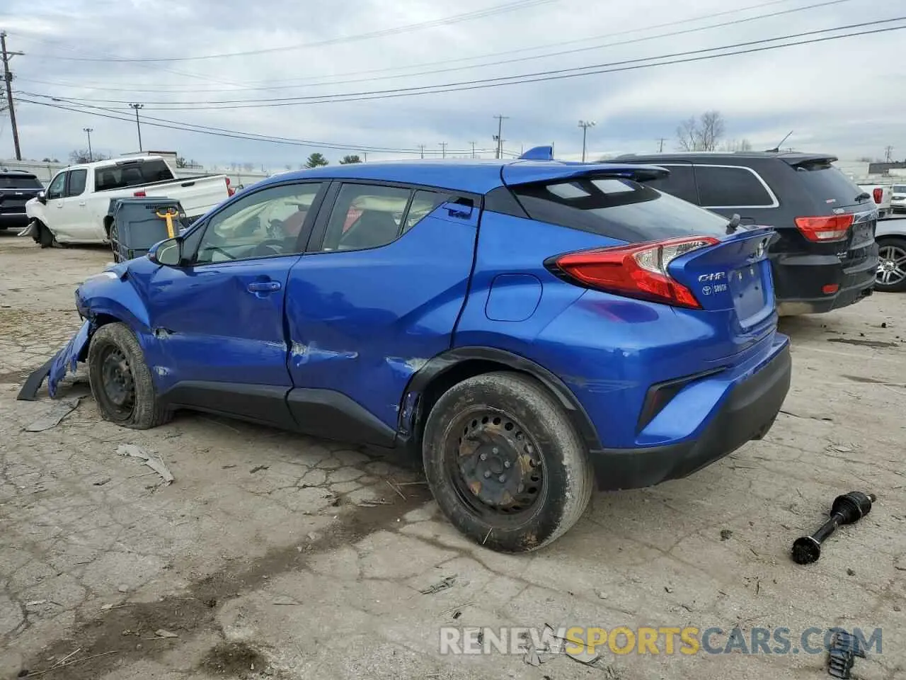 2 Фотография поврежденного автомобиля JTNKHMBX3K1047759 TOYOTA C-HR 2019