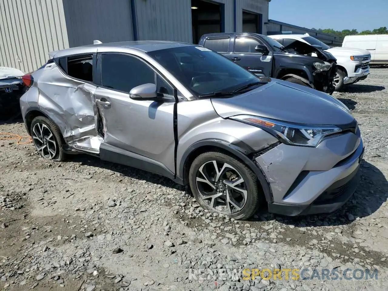 4 Фотография поврежденного автомобиля JTNKHMBX3K1050175 TOYOTA C-HR 2019