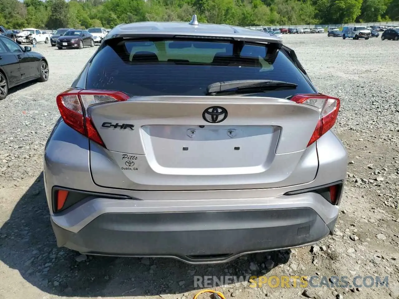6 Фотография поврежденного автомобиля JTNKHMBX3K1050175 TOYOTA C-HR 2019