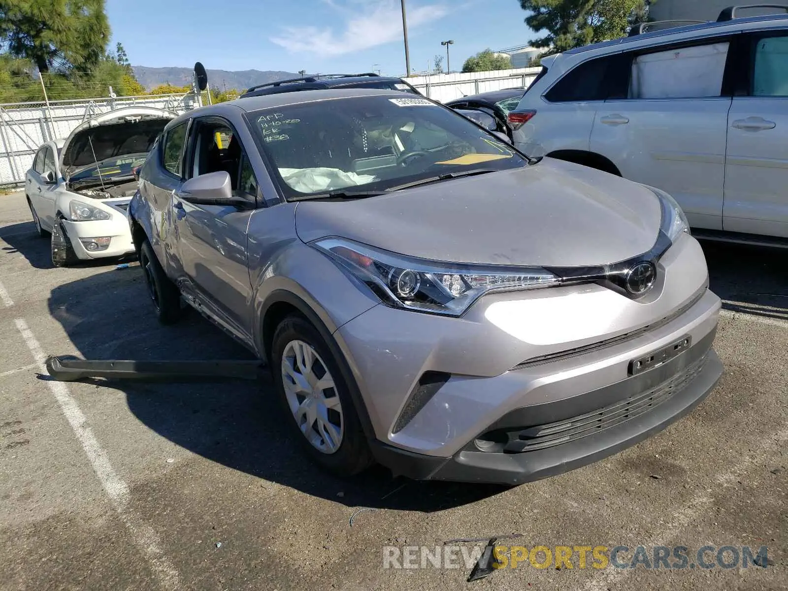 1 Photograph of a damaged car JTNKHMBX3K1050323 TOYOTA C-HR 2019