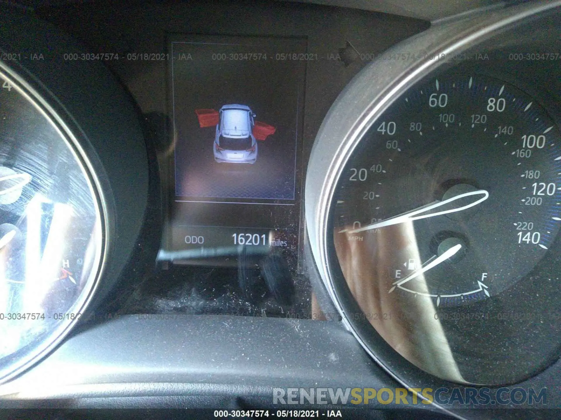 7 Photograph of a damaged car JTNKHMBX3K1054999 TOYOTA C-HR 2019