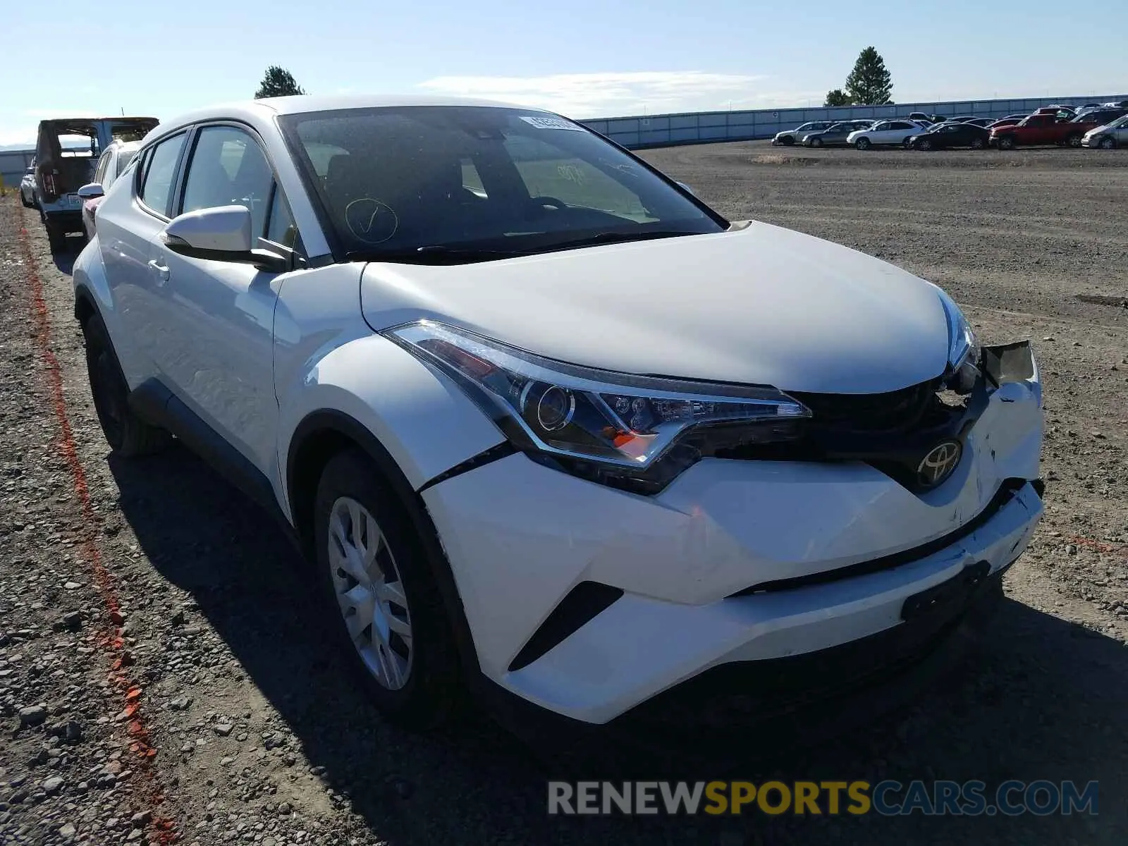 1 Photograph of a damaged car JTNKHMBX4K1012793 TOYOTA C-HR 2019