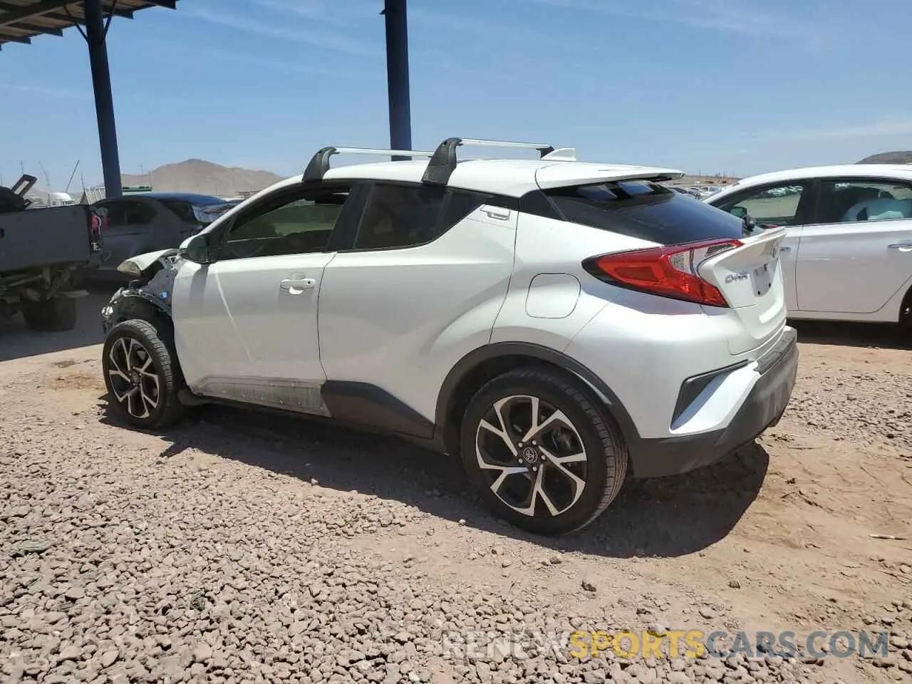 2 Фотография поврежденного автомобиля JTNKHMBX4K1016293 TOYOTA C-HR 2019