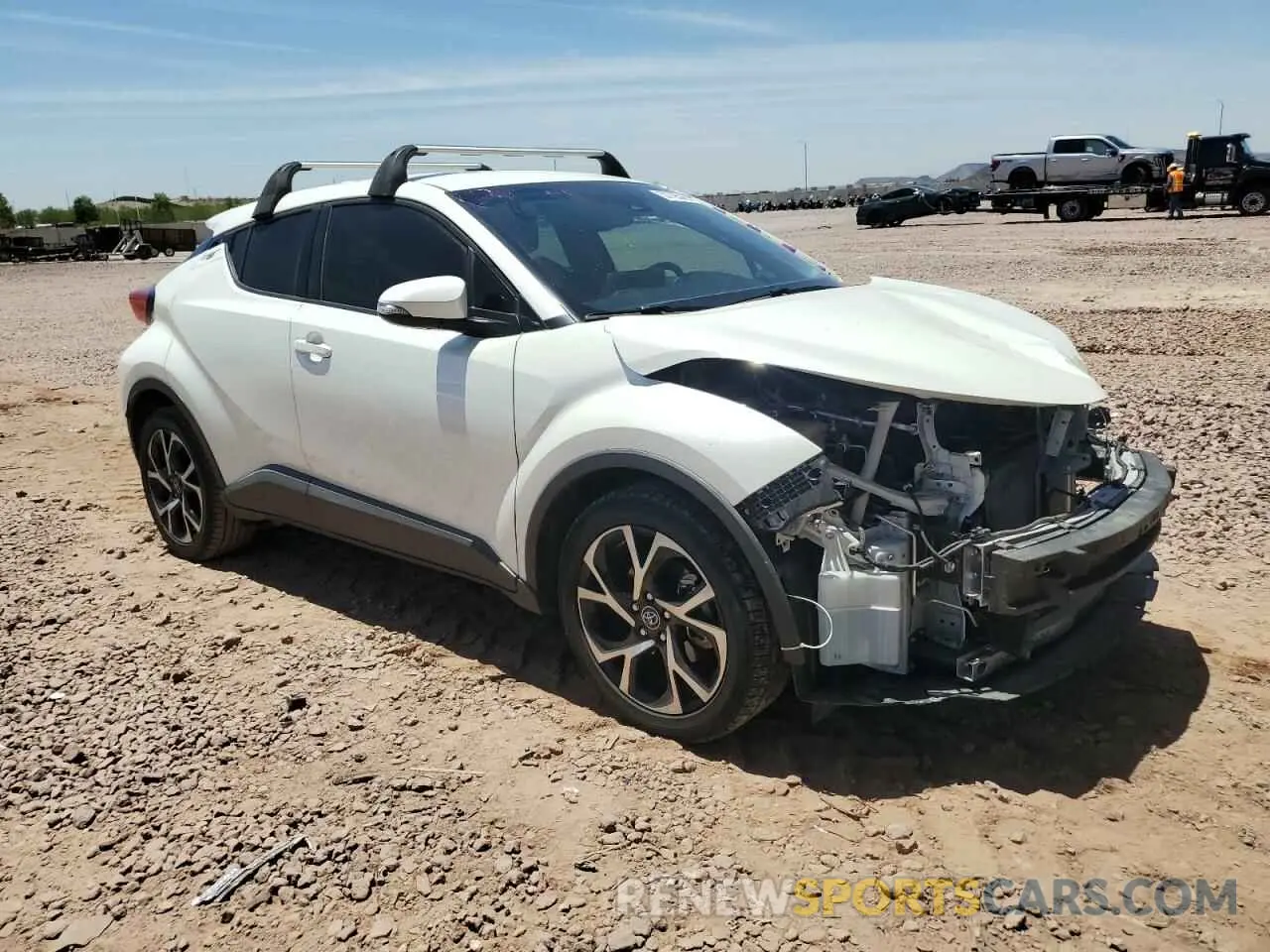 4 Фотография поврежденного автомобиля JTNKHMBX4K1016293 TOYOTA C-HR 2019