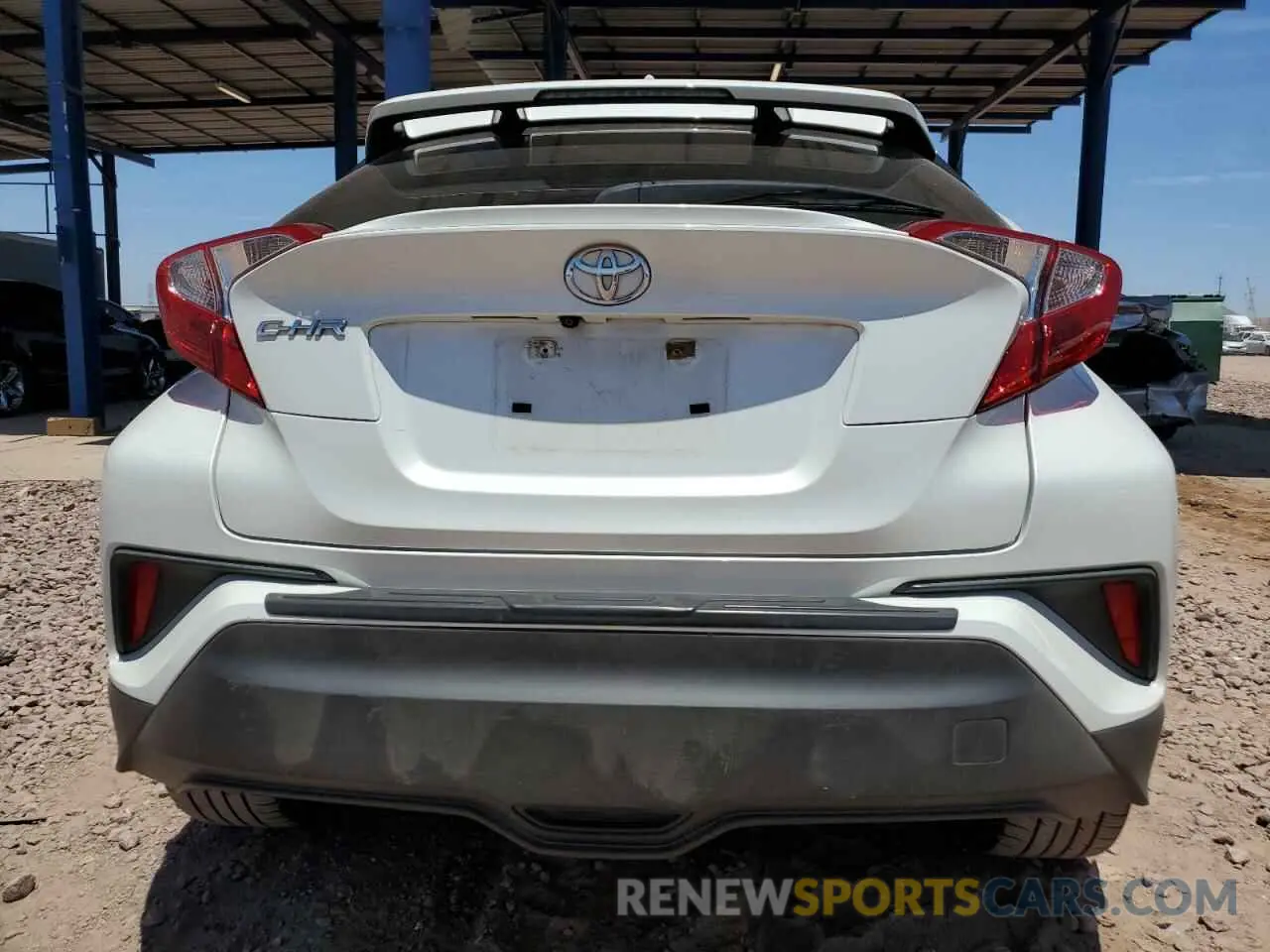 6 Фотография поврежденного автомобиля JTNKHMBX4K1016293 TOYOTA C-HR 2019