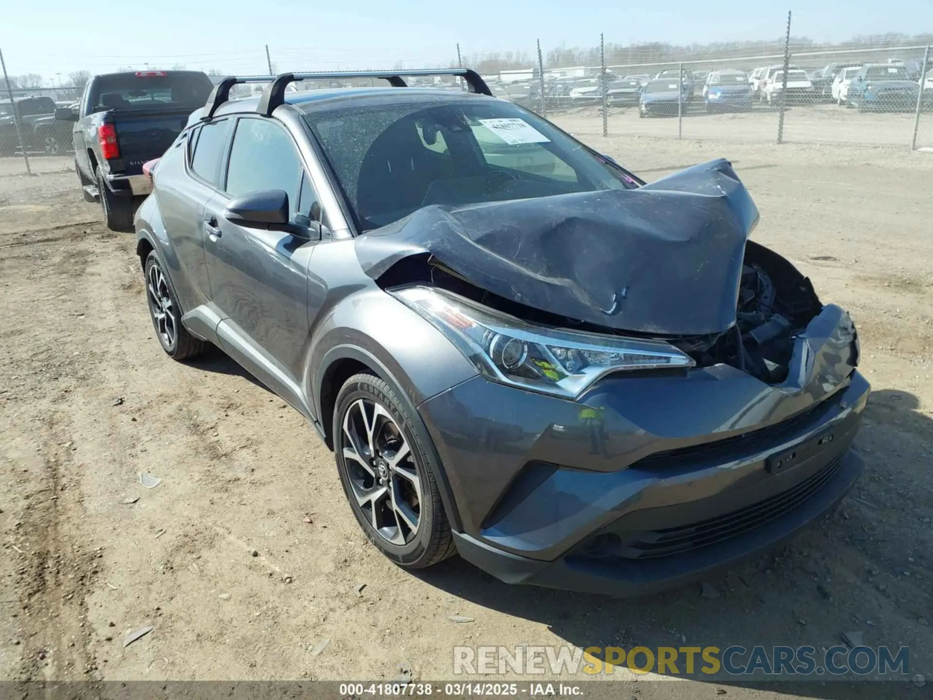 1 Фотография поврежденного автомобиля JTNKHMBX4K1025527 TOYOTA C-HR 2019