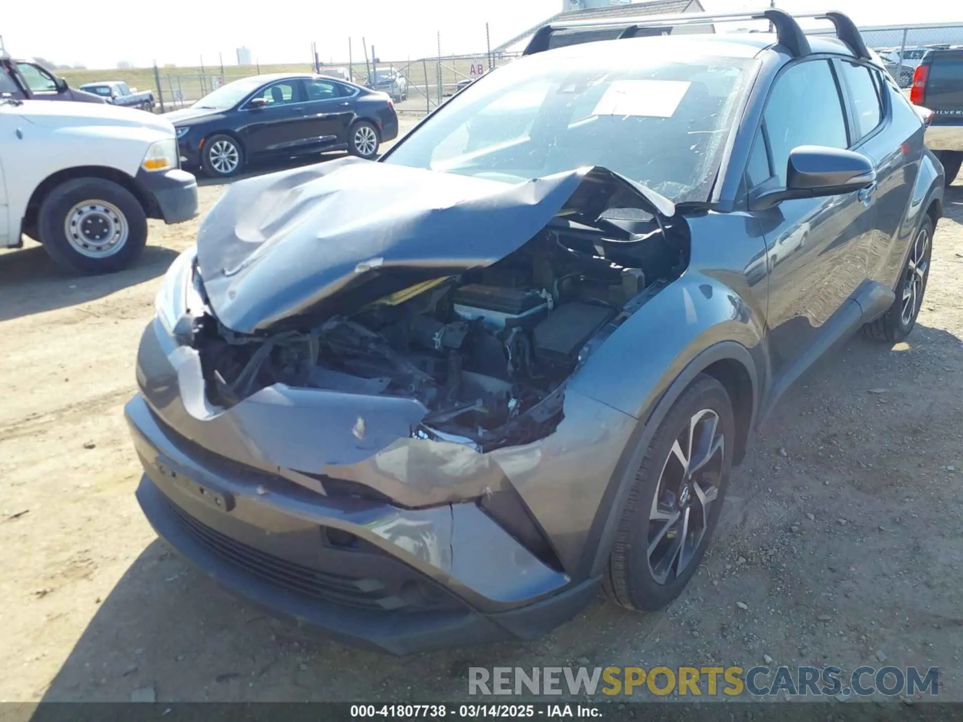 6 Фотография поврежденного автомобиля JTNKHMBX4K1025527 TOYOTA C-HR 2019