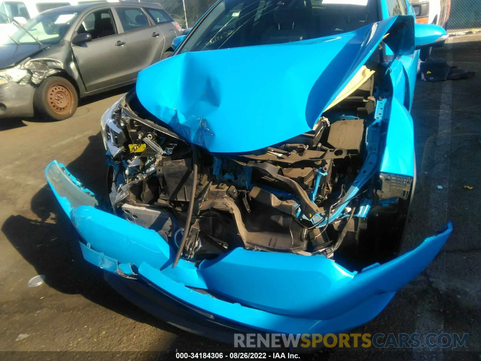 6 Фотография поврежденного автомобиля JTNKHMBX4K1029500 TOYOTA C-HR 2019