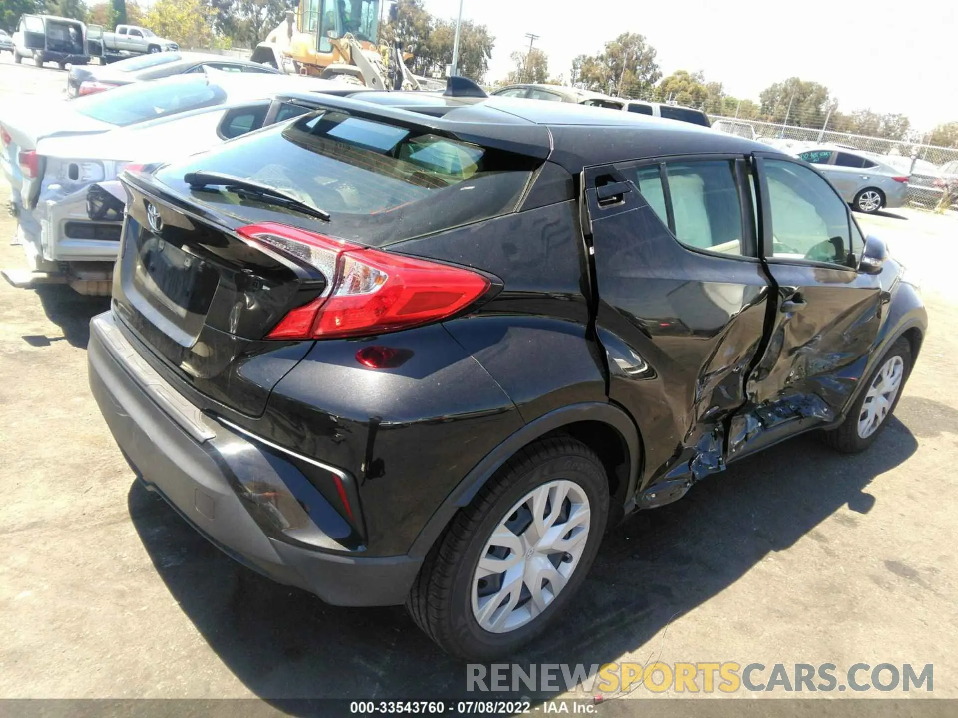 4 Фотография поврежденного автомобиля JTNKHMBX4K1030467 TOYOTA C-HR 2019