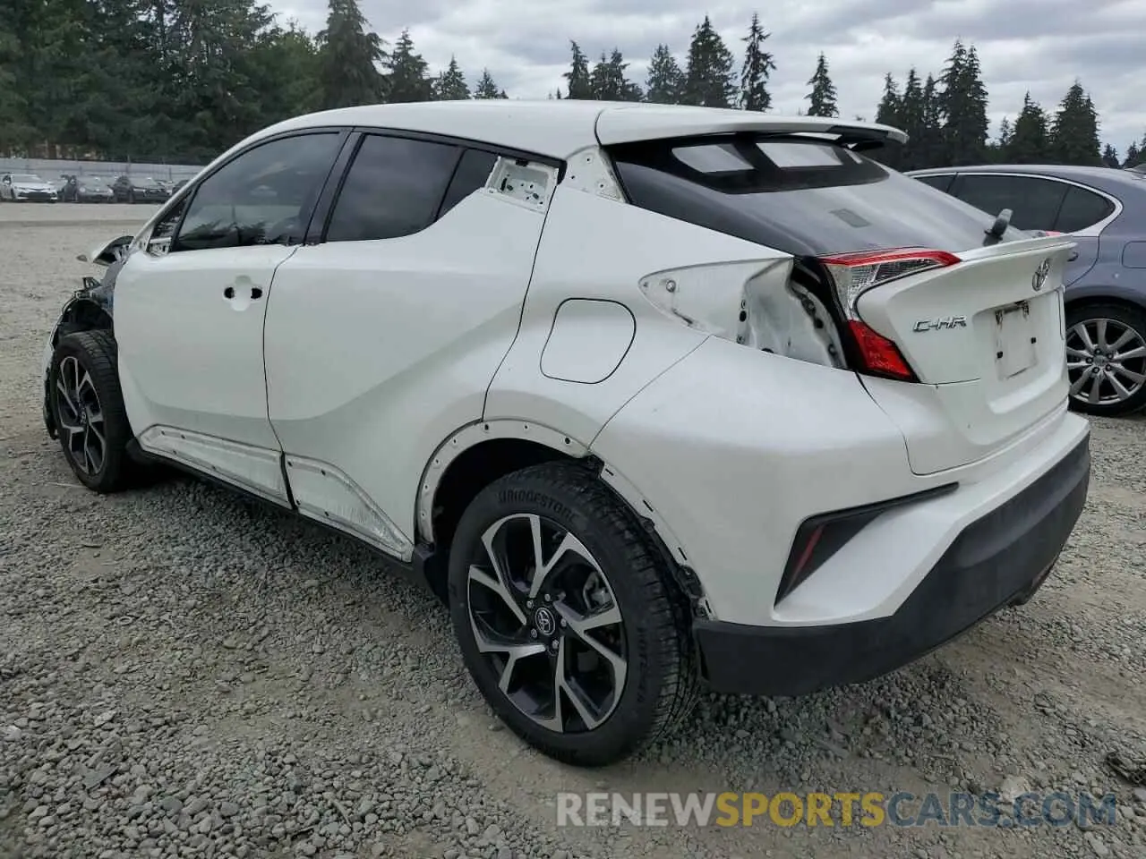 2 Photograph of a damaged car JTNKHMBX4K1039220 TOYOTA C-HR 2019