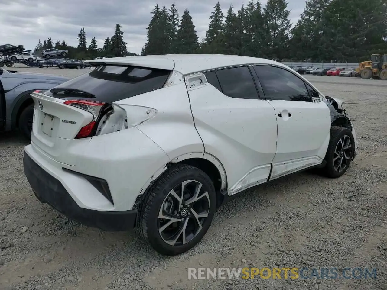 3 Photograph of a damaged car JTNKHMBX4K1039220 TOYOTA C-HR 2019