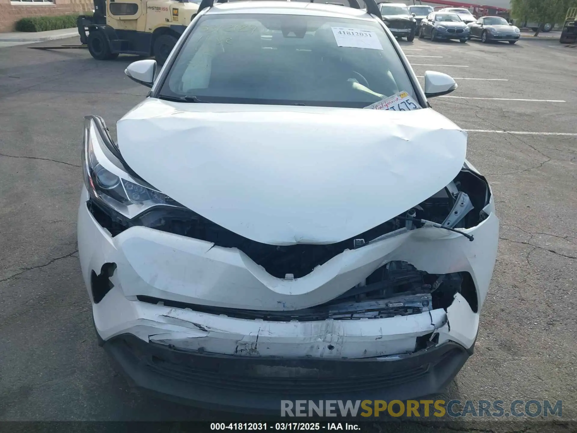 13 Photograph of a damaged car JTNKHMBX4K1040772 TOYOTA C-HR 2019