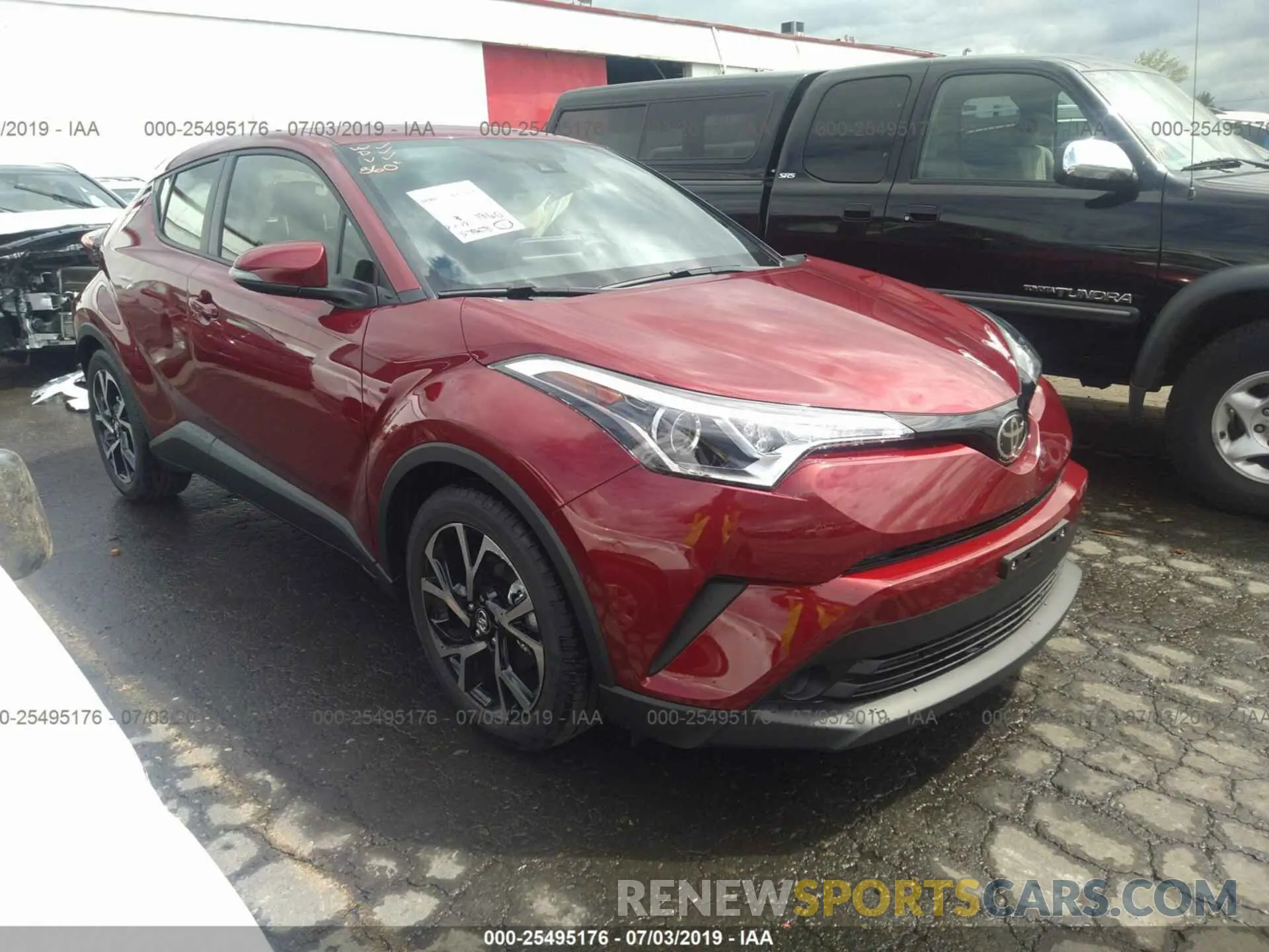 1 Photograph of a damaged car JTNKHMBX4K1041842 TOYOTA C-HR 2019