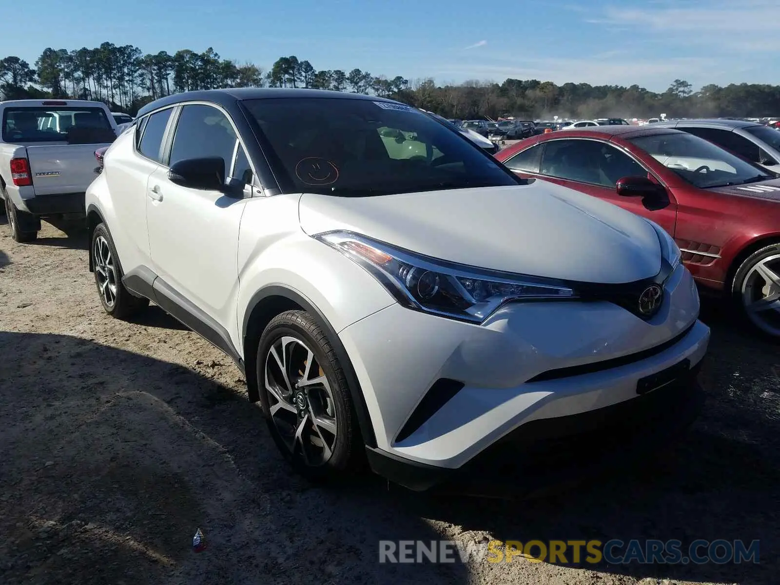 1 Photograph of a damaged car JTNKHMBX4K1058060 TOYOTA C-HR 2019