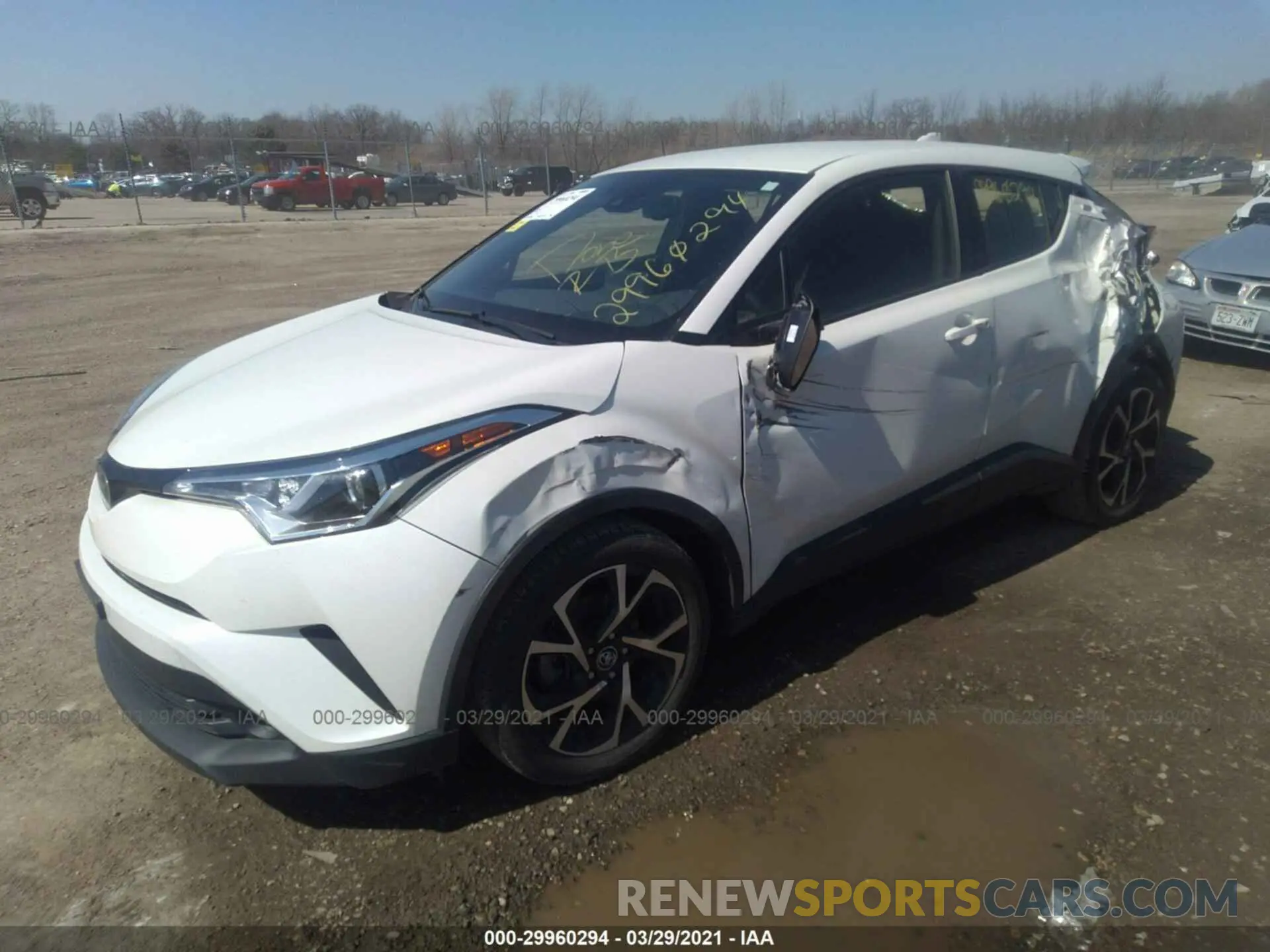 2 Photograph of a damaged car JTNKHMBX5K1016769 TOYOTA C-HR 2019