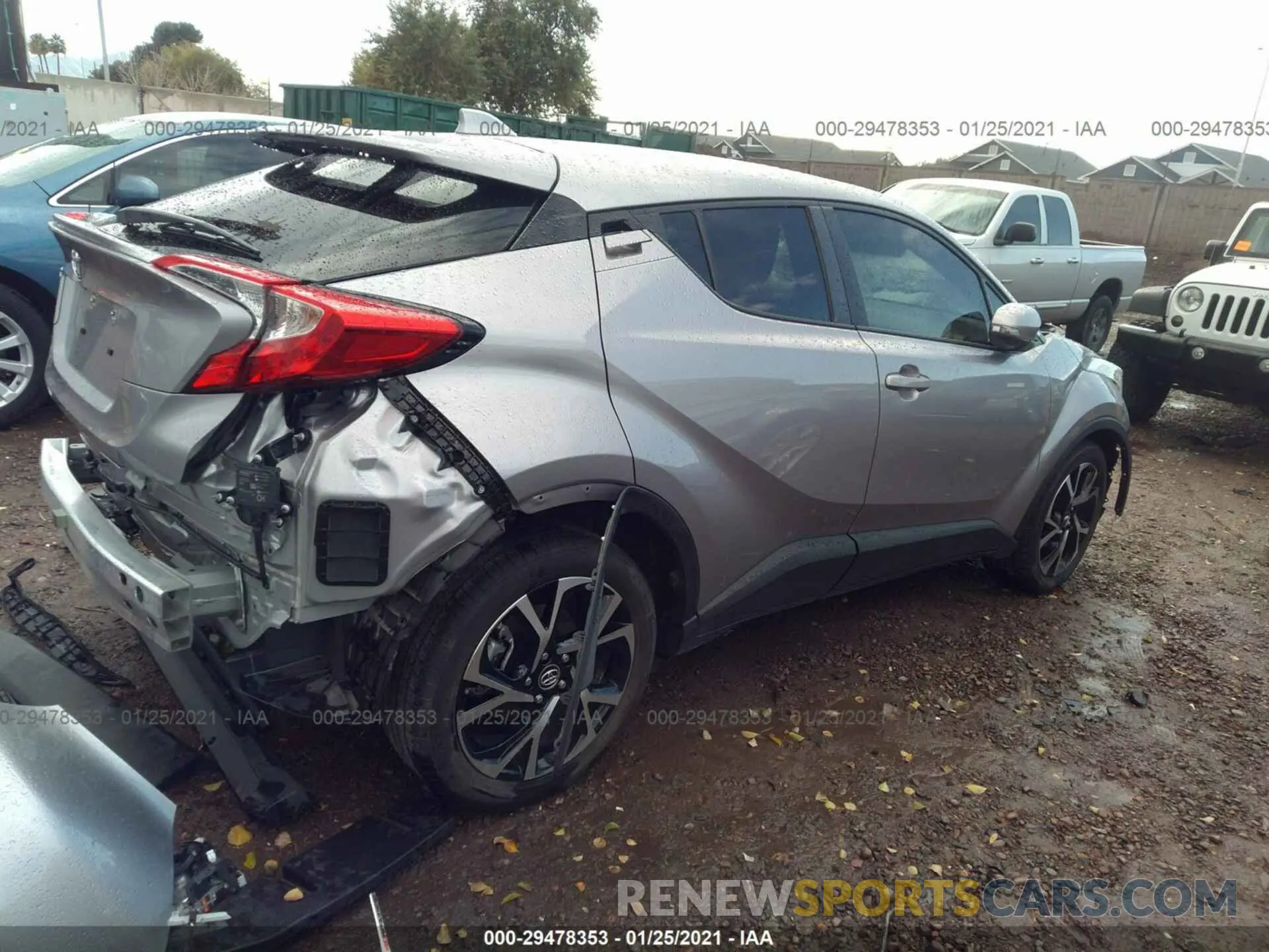 4 Photograph of a damaged car JTNKHMBX5K1026329 TOYOTA C-HR 2019
