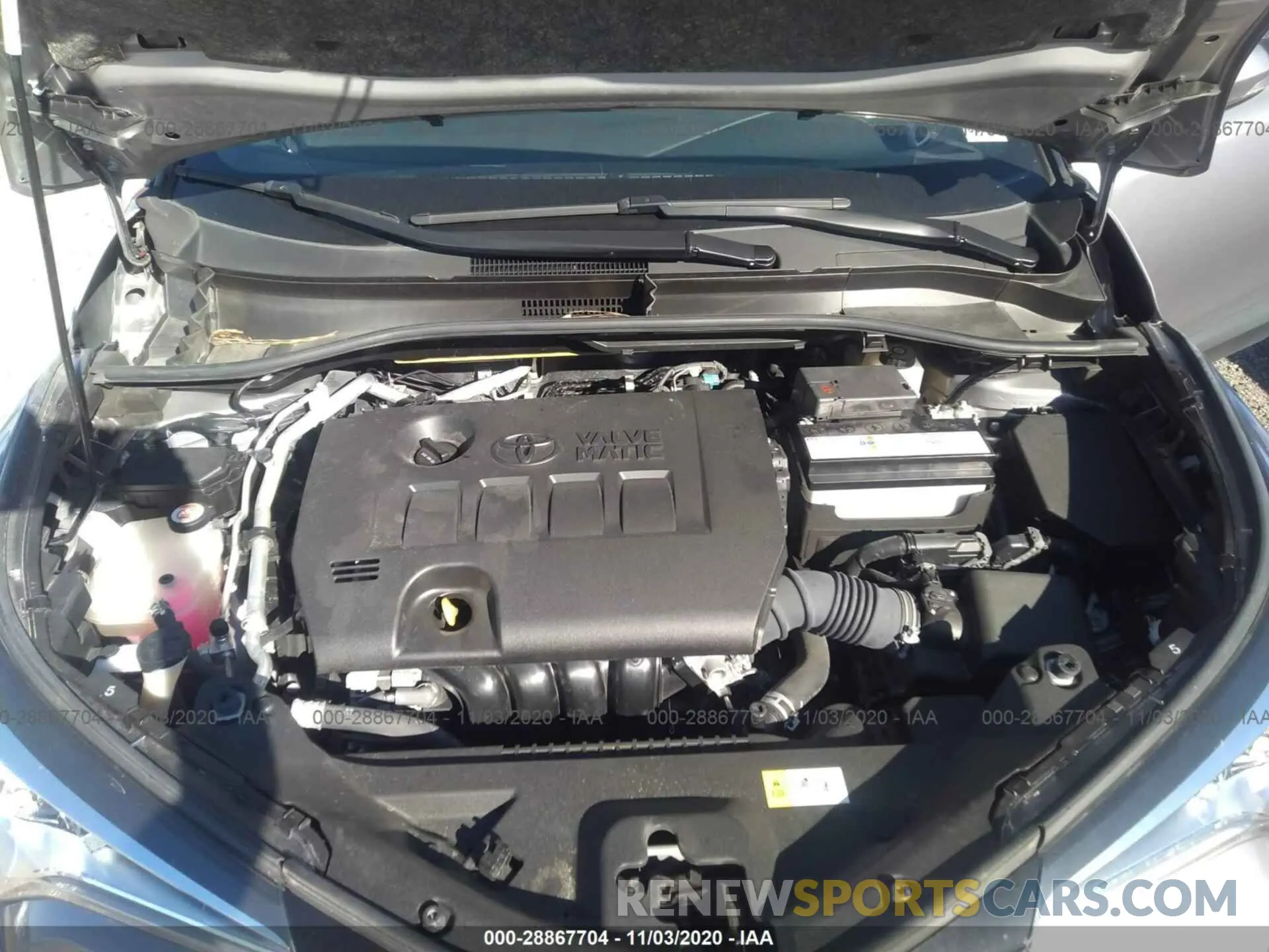 10 Photograph of a damaged car JTNKHMBX5K1033040 TOYOTA C-HR 2019