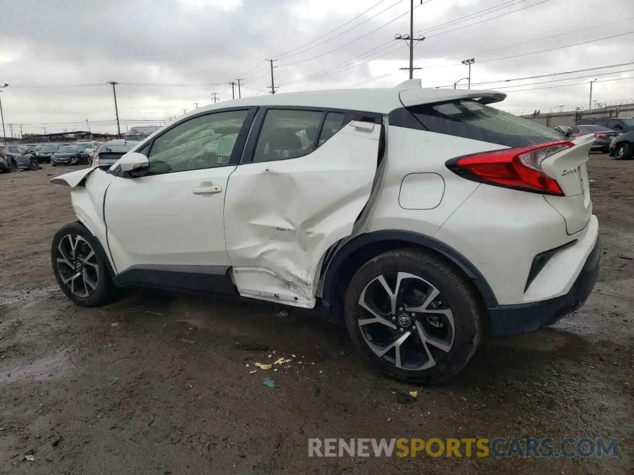 2 Photograph of a damaged car JTNKHMBX5K1038495 TOYOTA C-HR 2019
