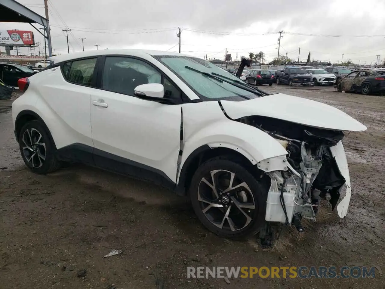 4 Photograph of a damaged car JTNKHMBX5K1038495 TOYOTA C-HR 2019