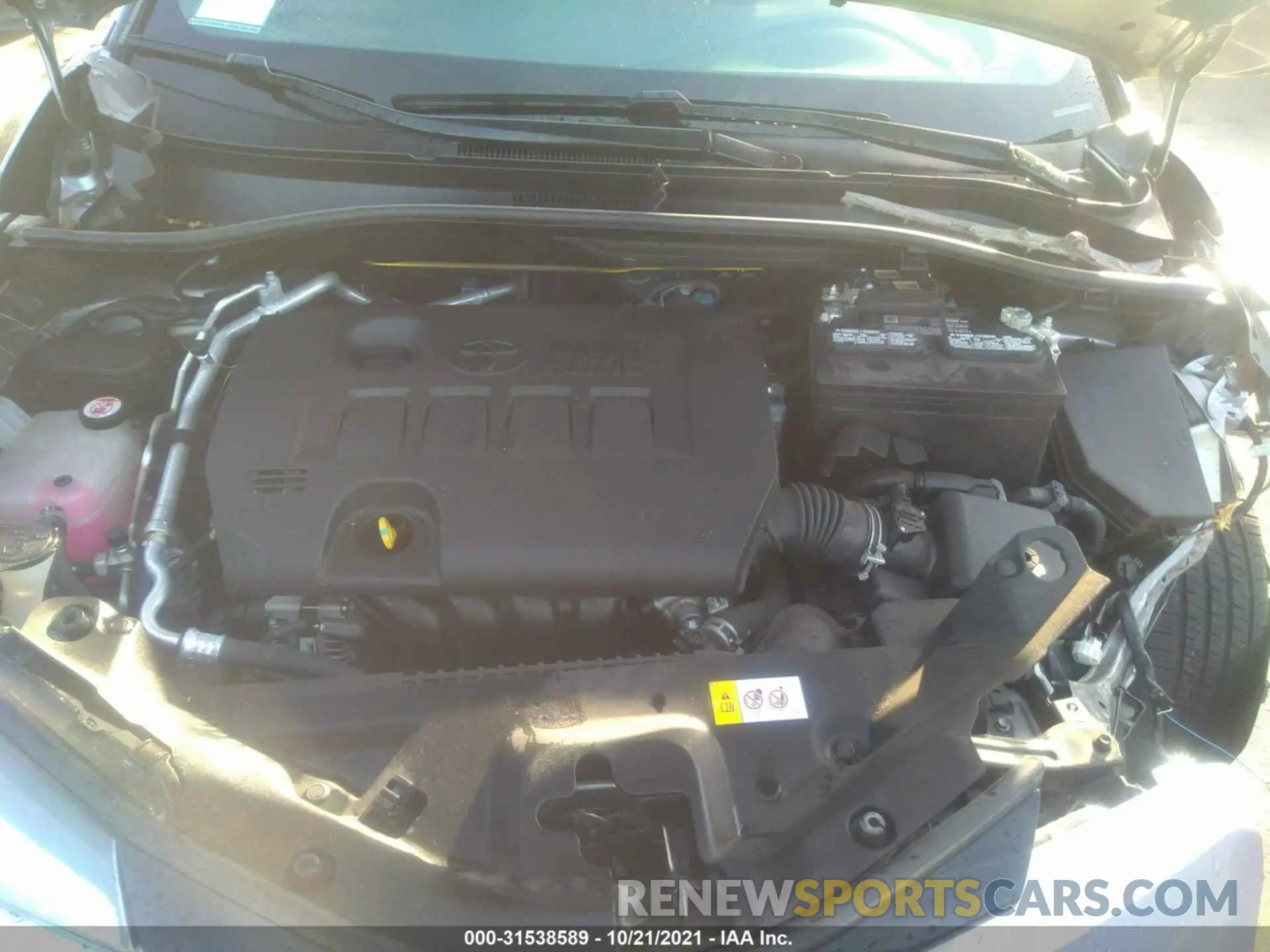 10 Photograph of a damaged car JTNKHMBX5K1039792 TOYOTA C-HR 2019