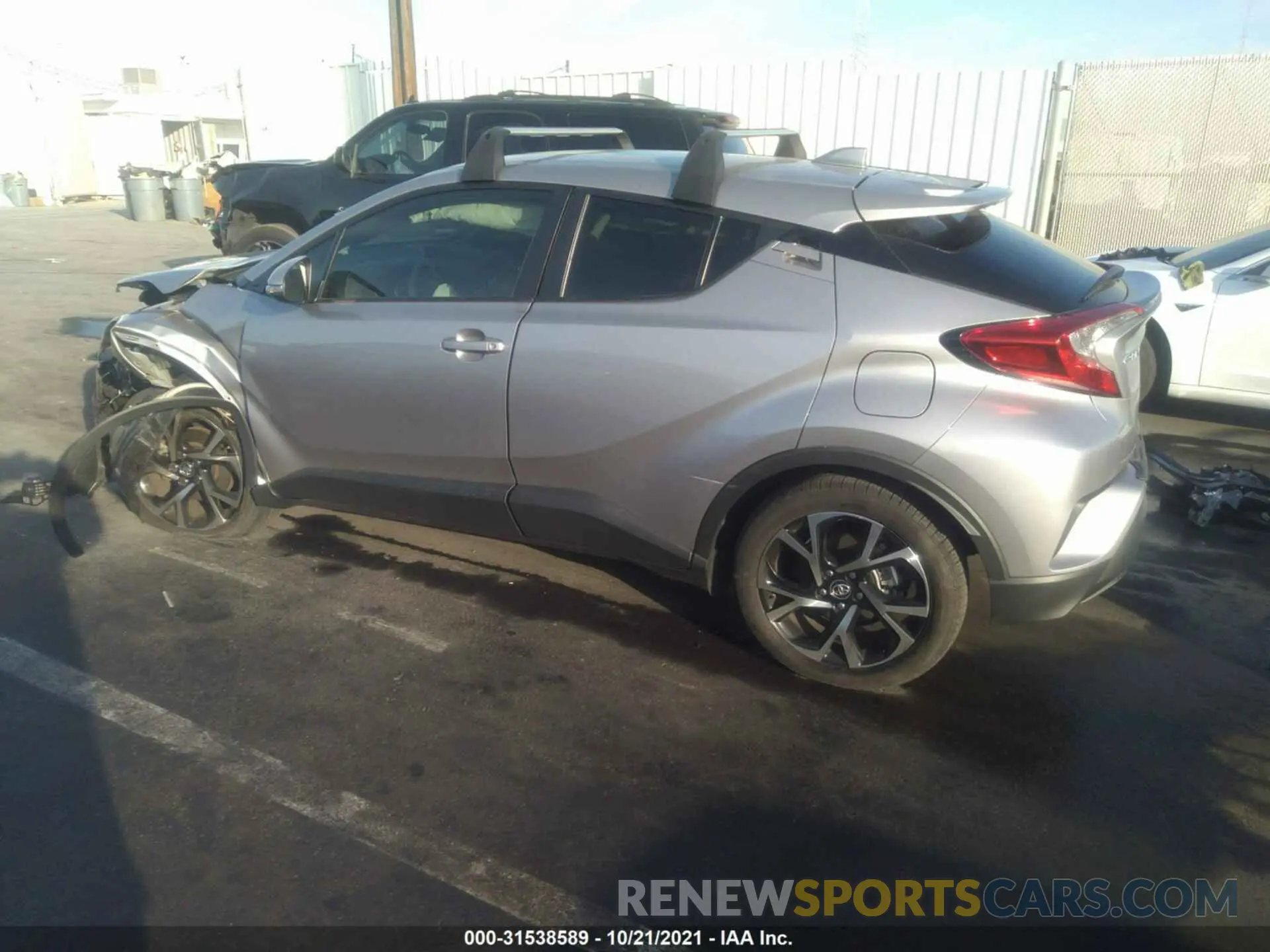 3 Photograph of a damaged car JTNKHMBX5K1039792 TOYOTA C-HR 2019