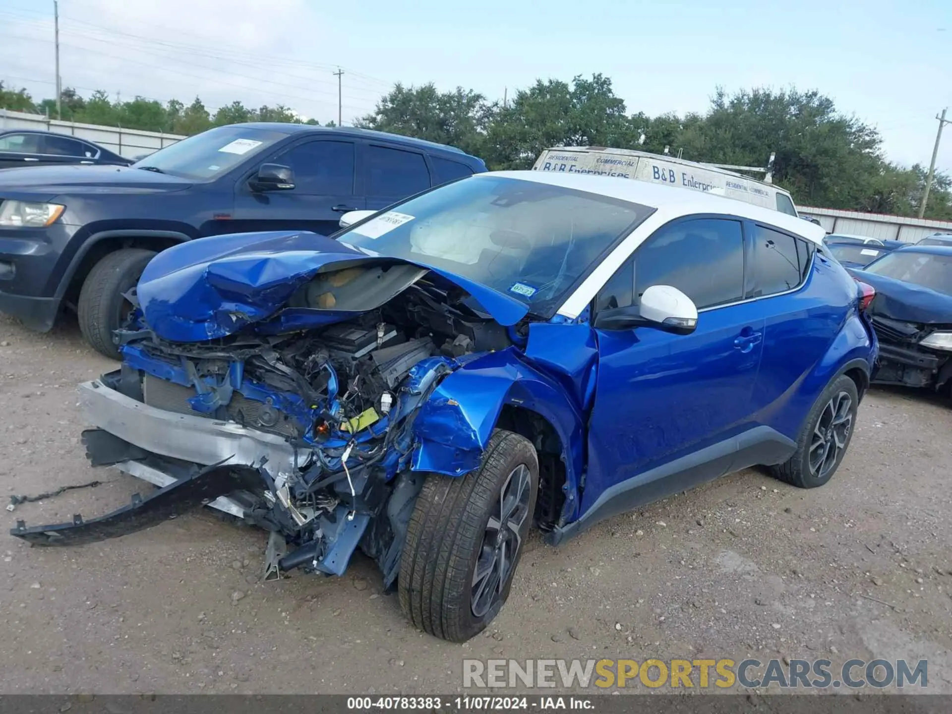 2 Photograph of a damaged car JTNKHMBX5K1043597 TOYOTA C-HR 2019